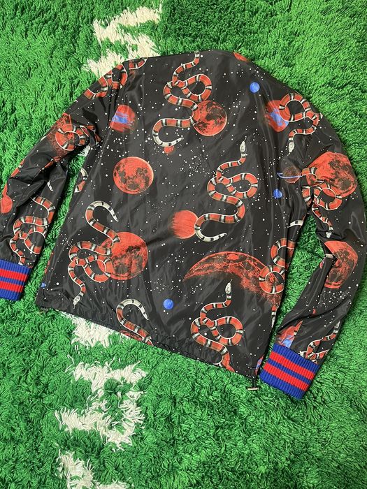 Gucci space hotsell snake windbreaker