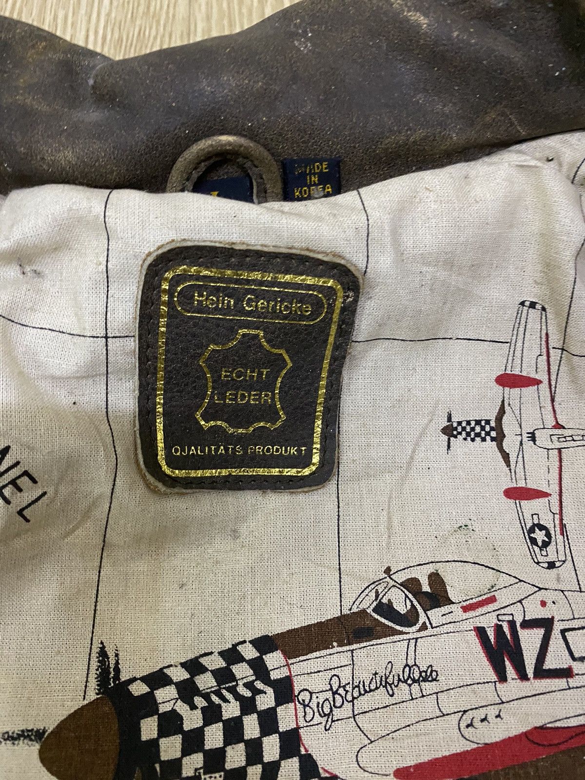 Hein Gericke Vintage Hein Greicke Flight Leather Jacket Size US L / EU 52-54 / 3 - 7 Thumbnail