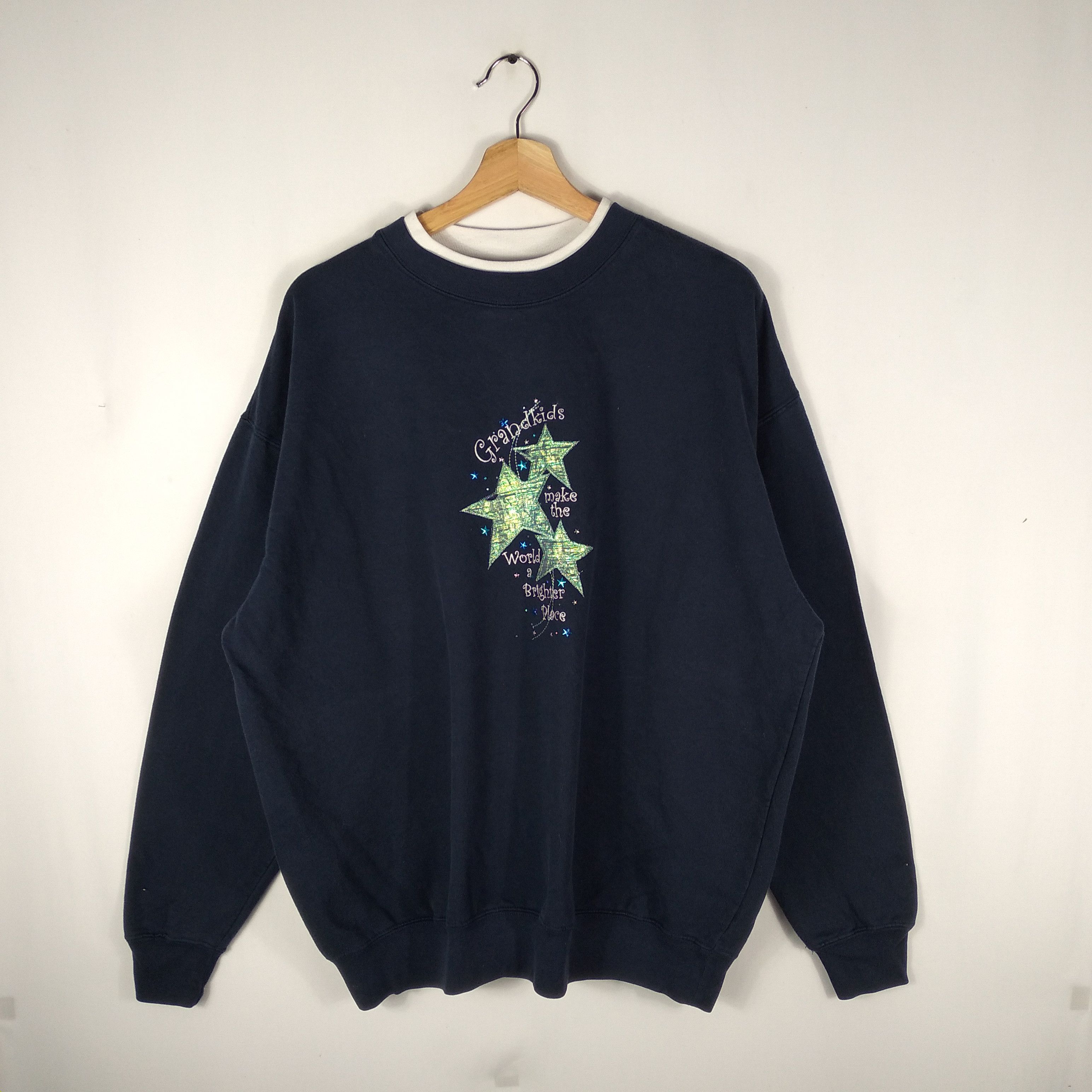 Vintage Grand Kids Make The World Brighter Sweatshirts