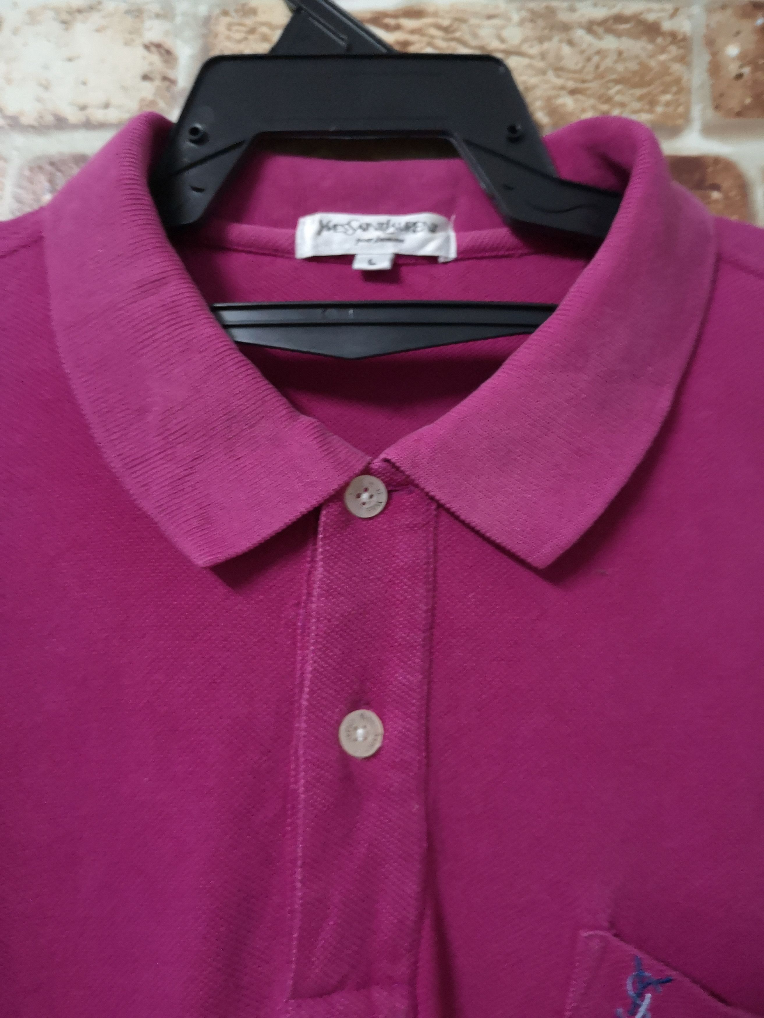 Designer YVES SAINT LAURENT POUR HOME POLO T-SHIRTS Size US L / EU 52-54 / 3 - 3 Thumbnail