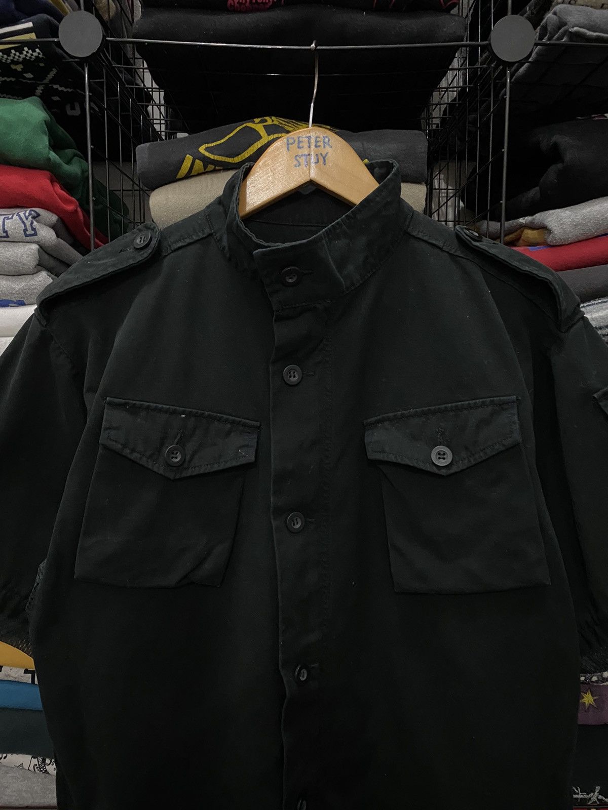 Vintage VINTAGE US NAVAL WORKER SHIRT Size US M / EU 48-50 / 2 - 2 Thumbnail