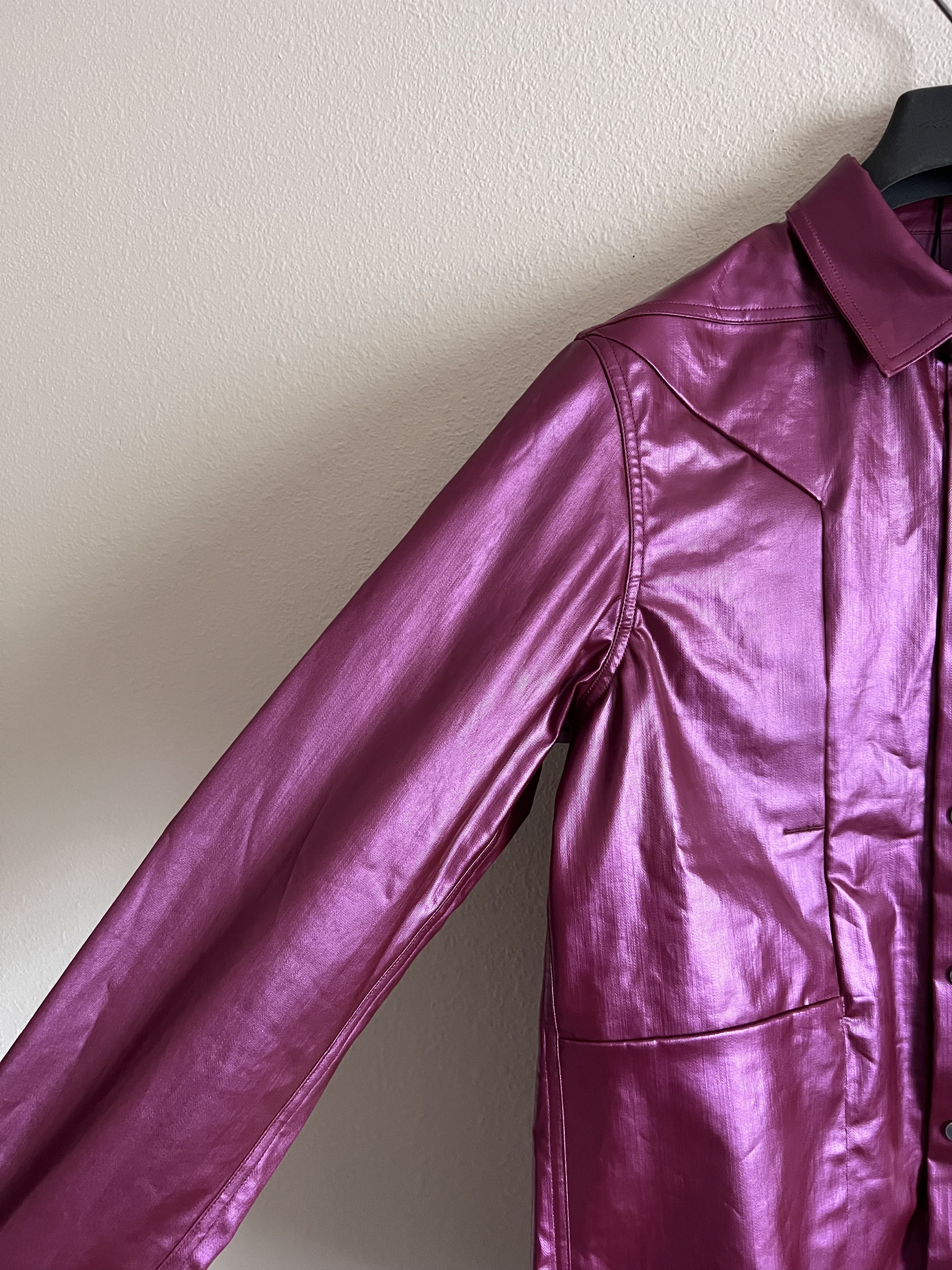 Rick Owens Rick Owens EDFU Fogpocket Outershirt in Fuchsia Size US M / EU 48-50 / 2 - 4 Thumbnail