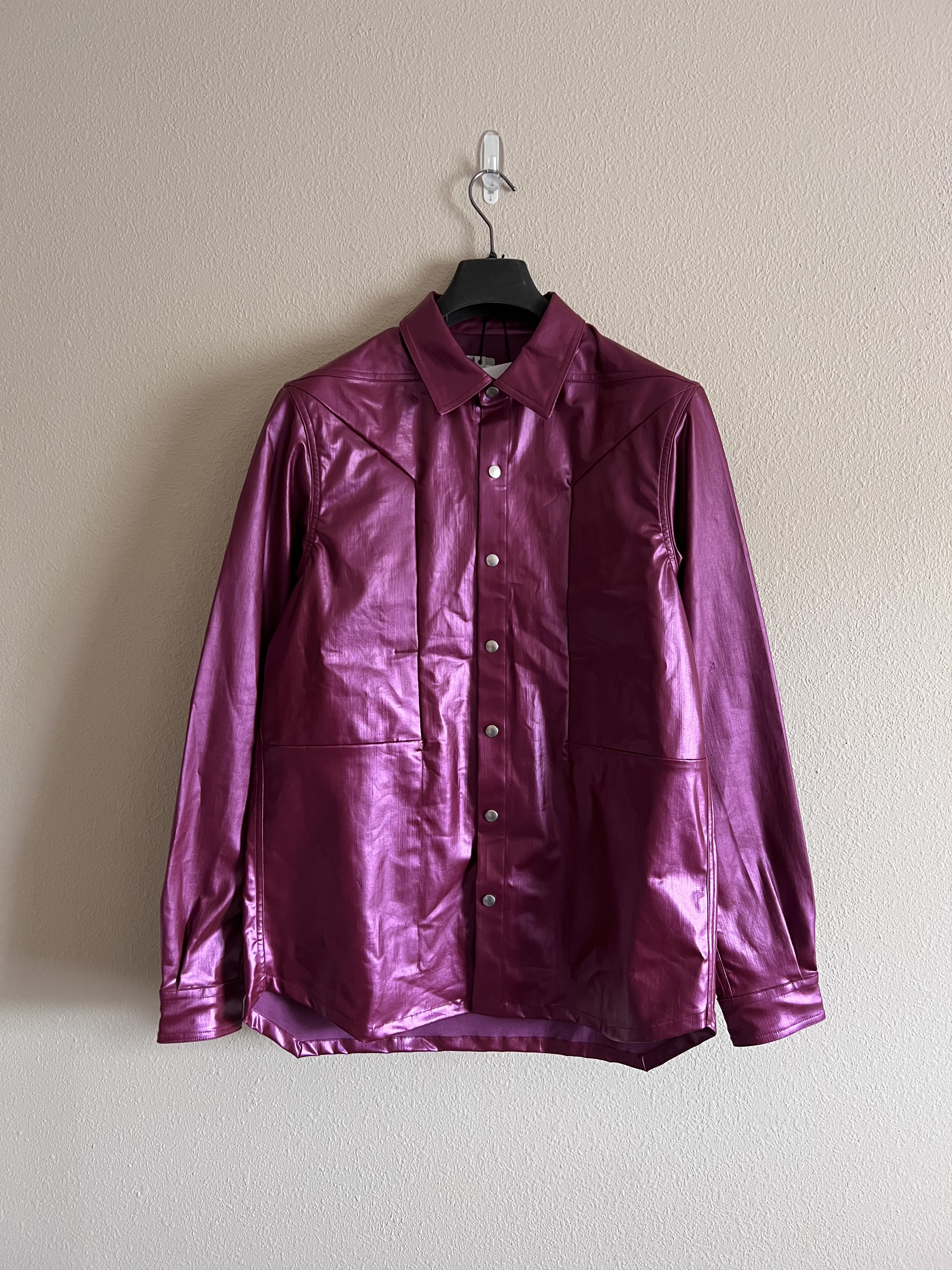 Rick Owens Rick Owens EDFU Fogpocket Outershirt in Fuchsia Size US M / EU 48-50 / 2 - 1 Thumbnail