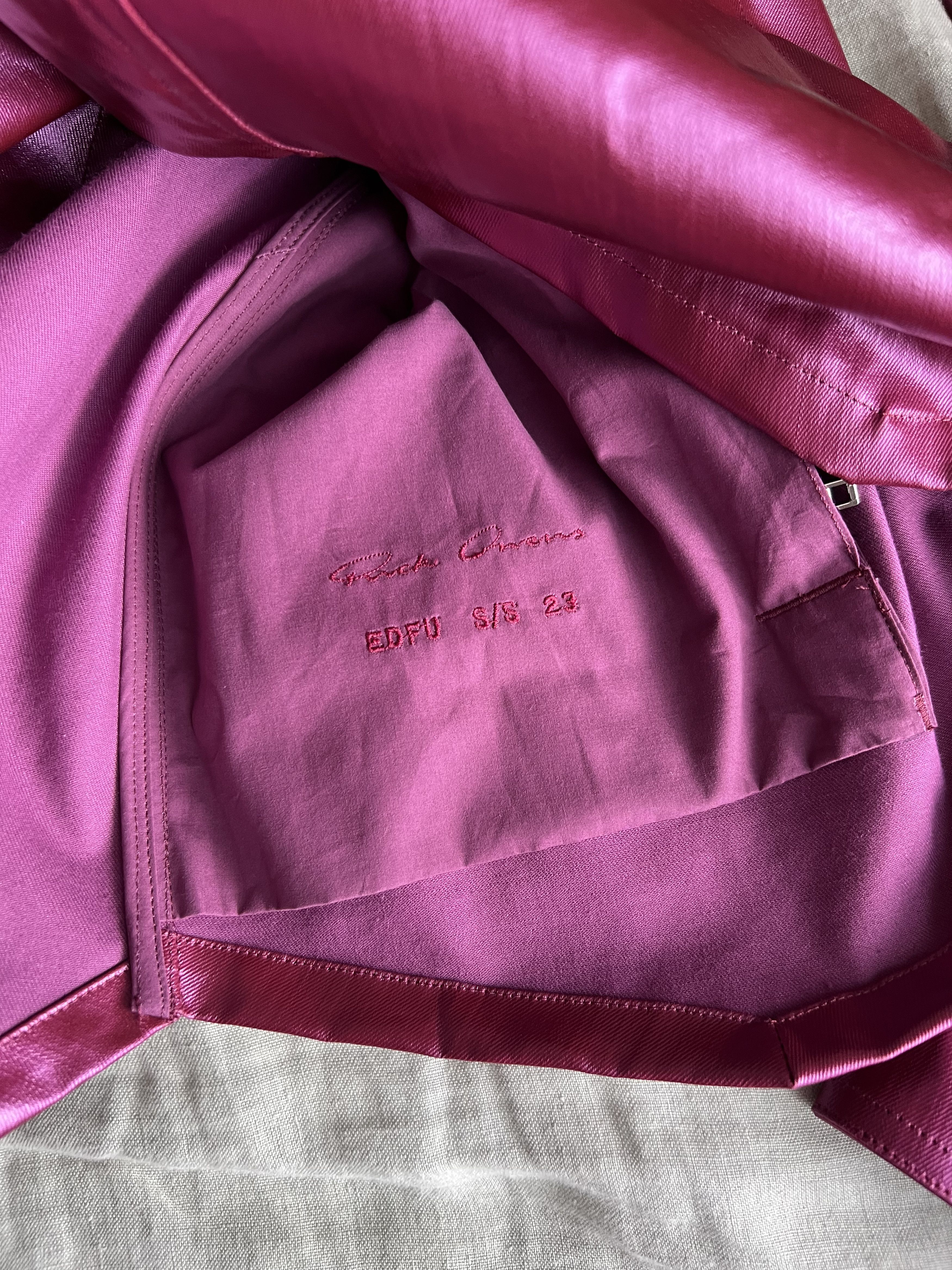 Rick Owens Rick Owens EDFU Fogpocket Outershirt in Fuchsia Size US M / EU 48-50 / 2 - 11 Thumbnail