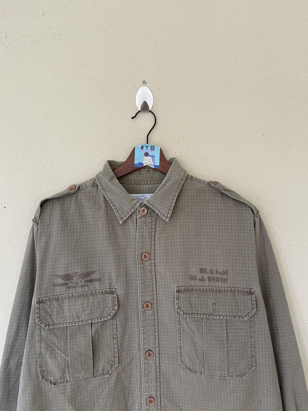 Vintage NEVER SEEN THING TACTICAL COMBAT JACKET Size US M / EU 48-50 / 2 - 3 Thumbnail