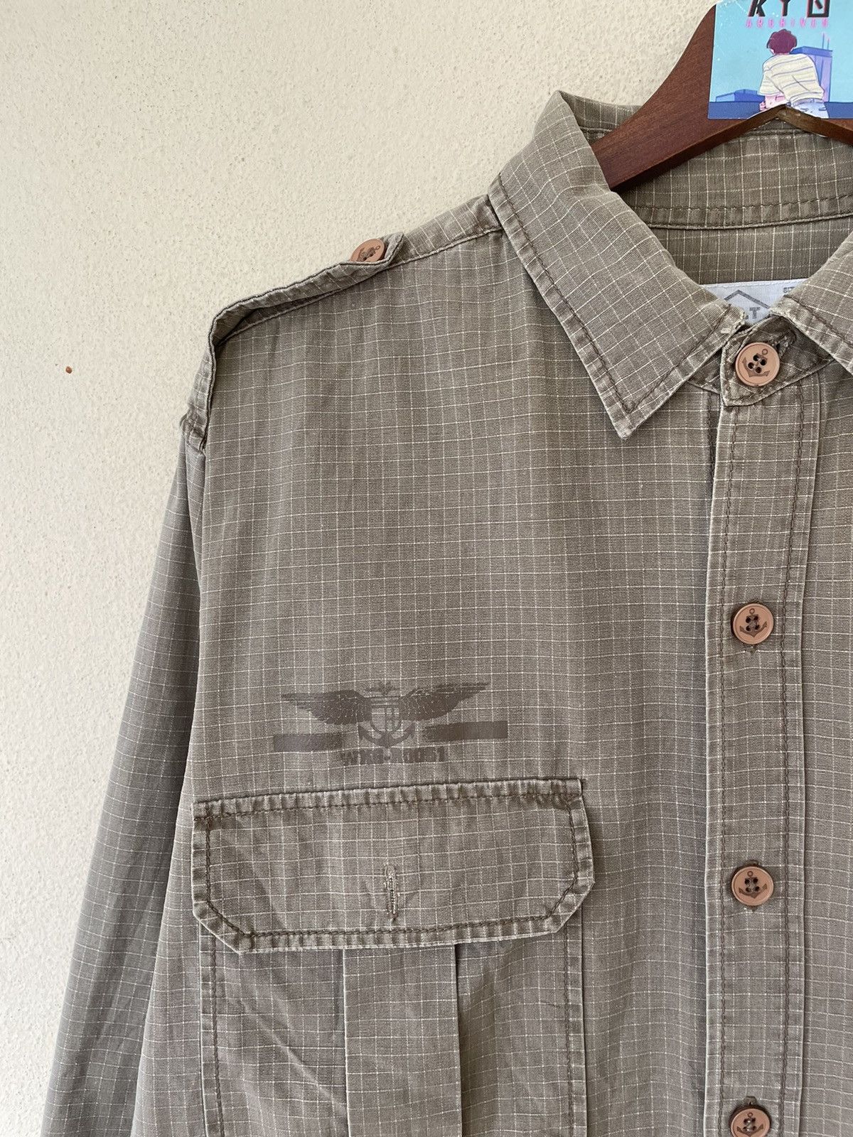 Vintage NEVER SEEN THING TACTICAL COMBAT JACKET Size US M / EU 48-50 / 2 - 4 Thumbnail