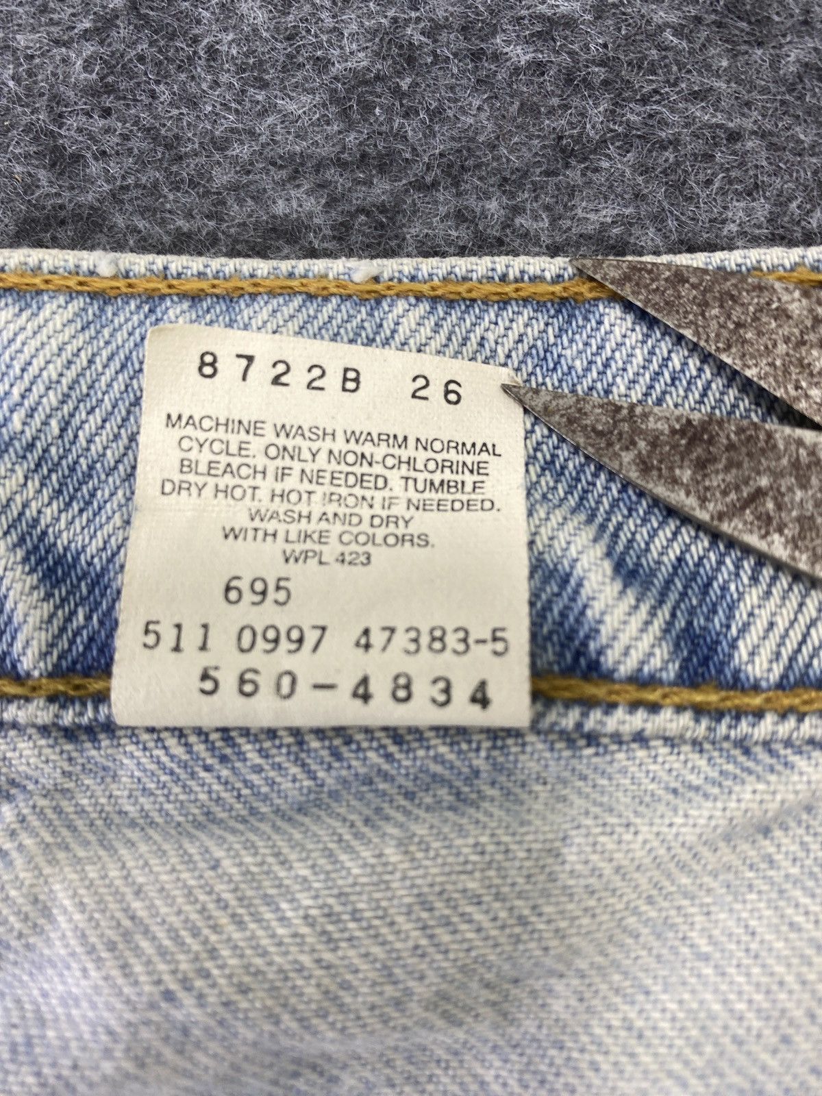 Levi's 90s Vintage Levi's 560 Blue Wash Jeans - J701 Size US 42 / EU 58 - 6 Thumbnail