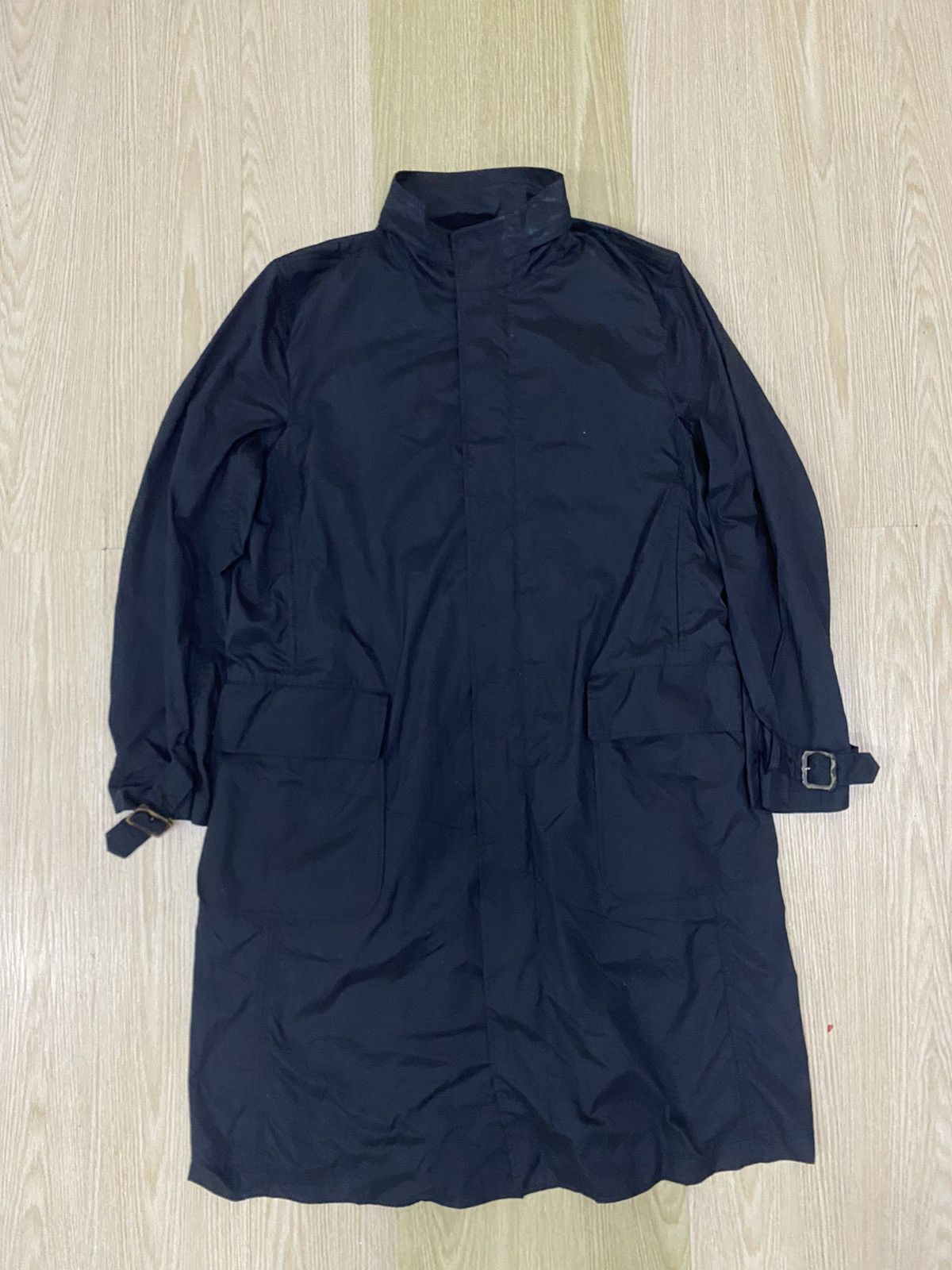 image of Aar D’Urban Yohji Yamamoto Signature Trench Coat in Black, Men's (Size Large)