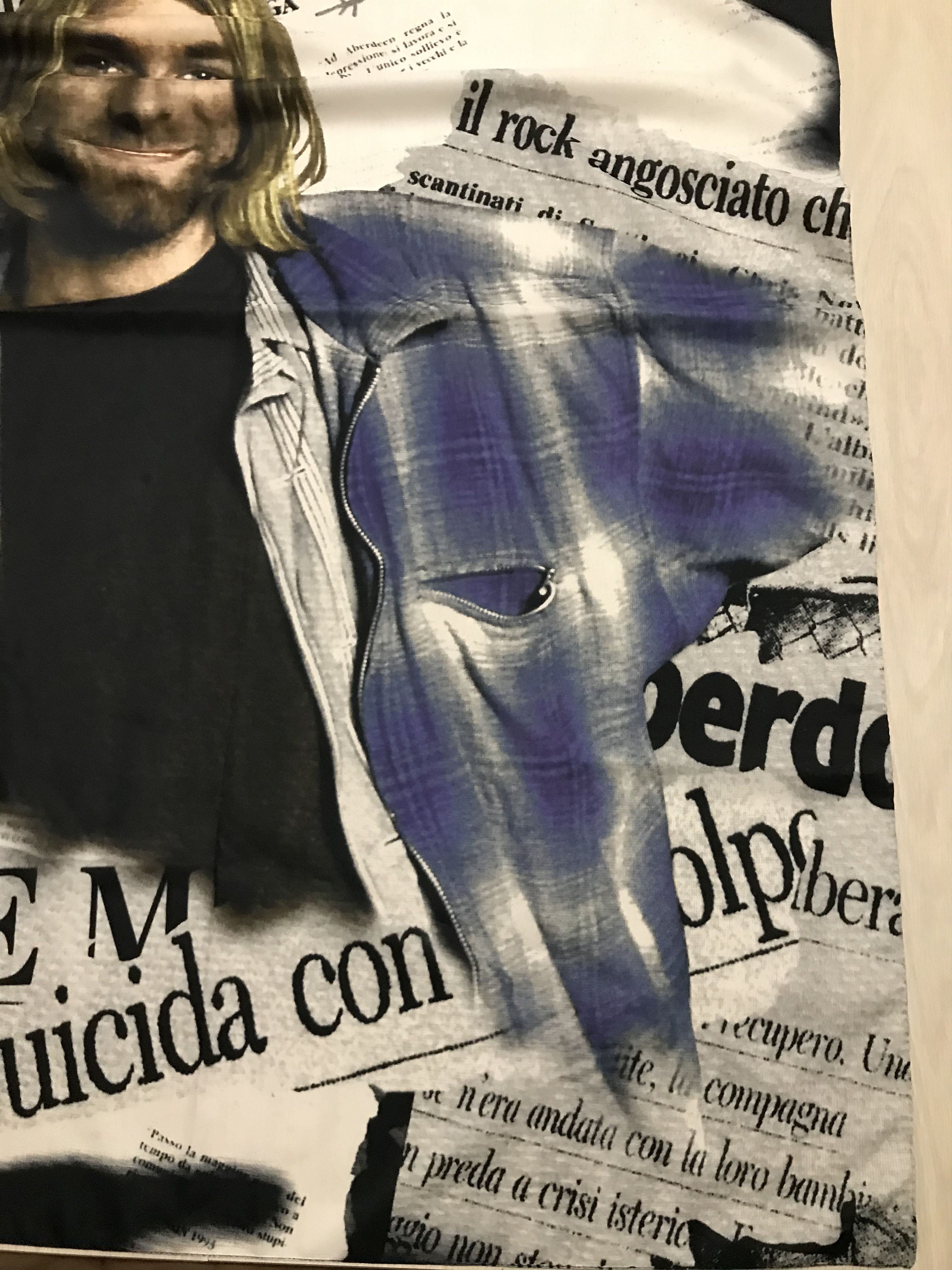 Nirvana Nirvana Huge Shawl Scarf vintage Kurt Cobain Size ONE SIZE - 8 Thumbnail