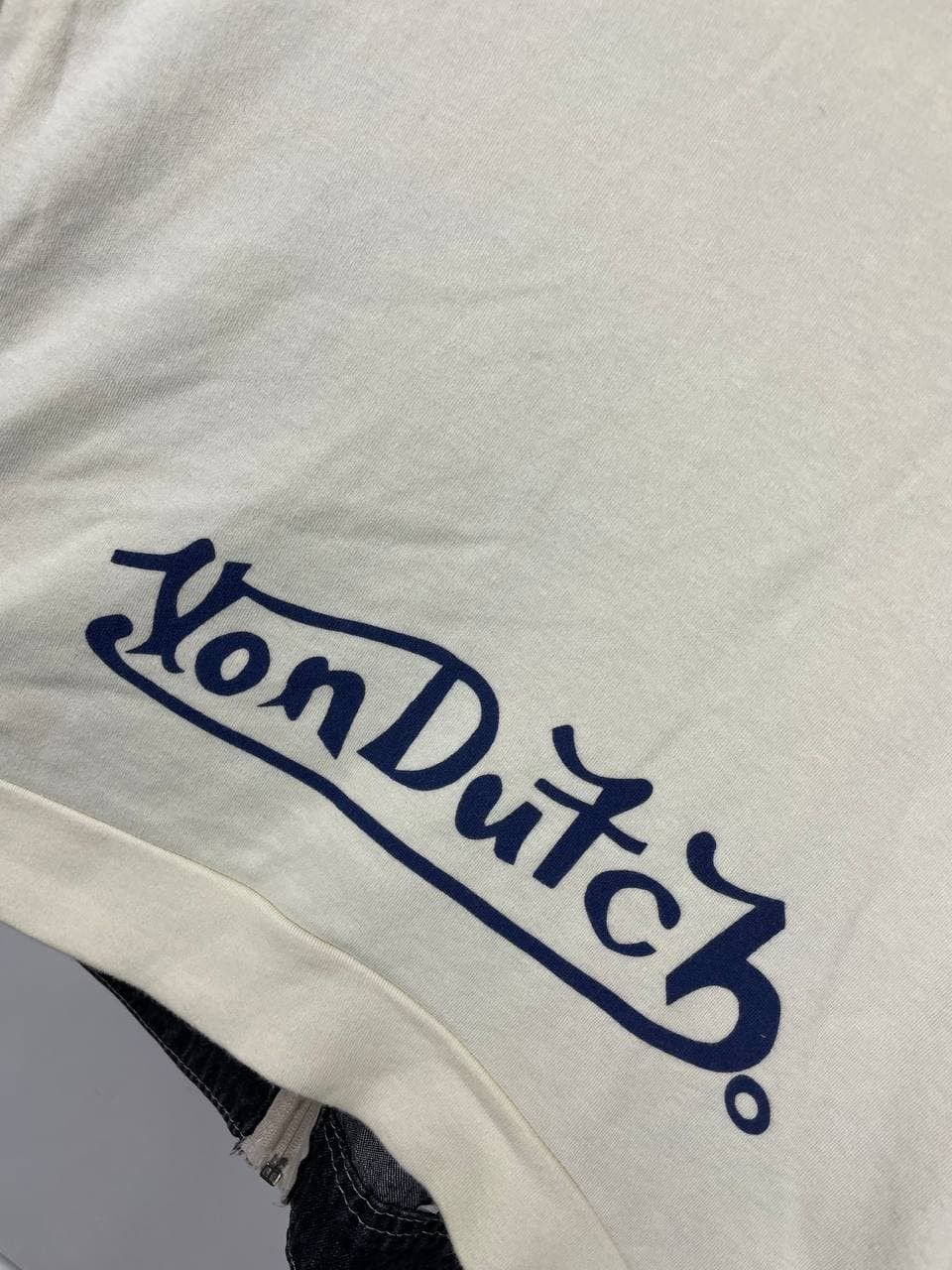 Vintage × Von Dutch Von Dutch Vintage Denim Hoodie Jacket Size US S / EU 44-46 / 1 - 3 Thumbnail