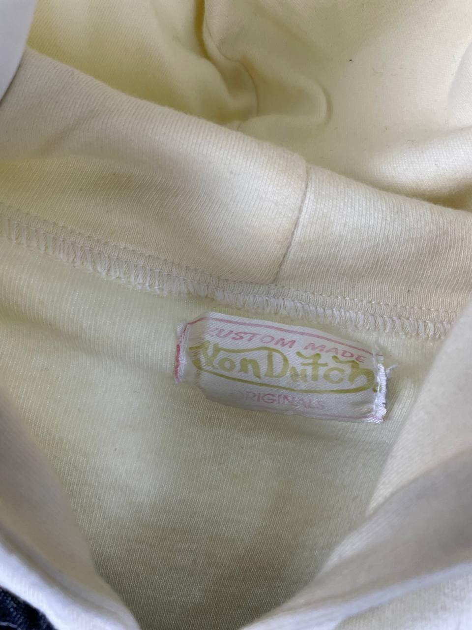 Vintage × Von Dutch Von Dutch Vintage Denim Hoodie Jacket Size US S / EU 44-46 / 1 - 6 Thumbnail
