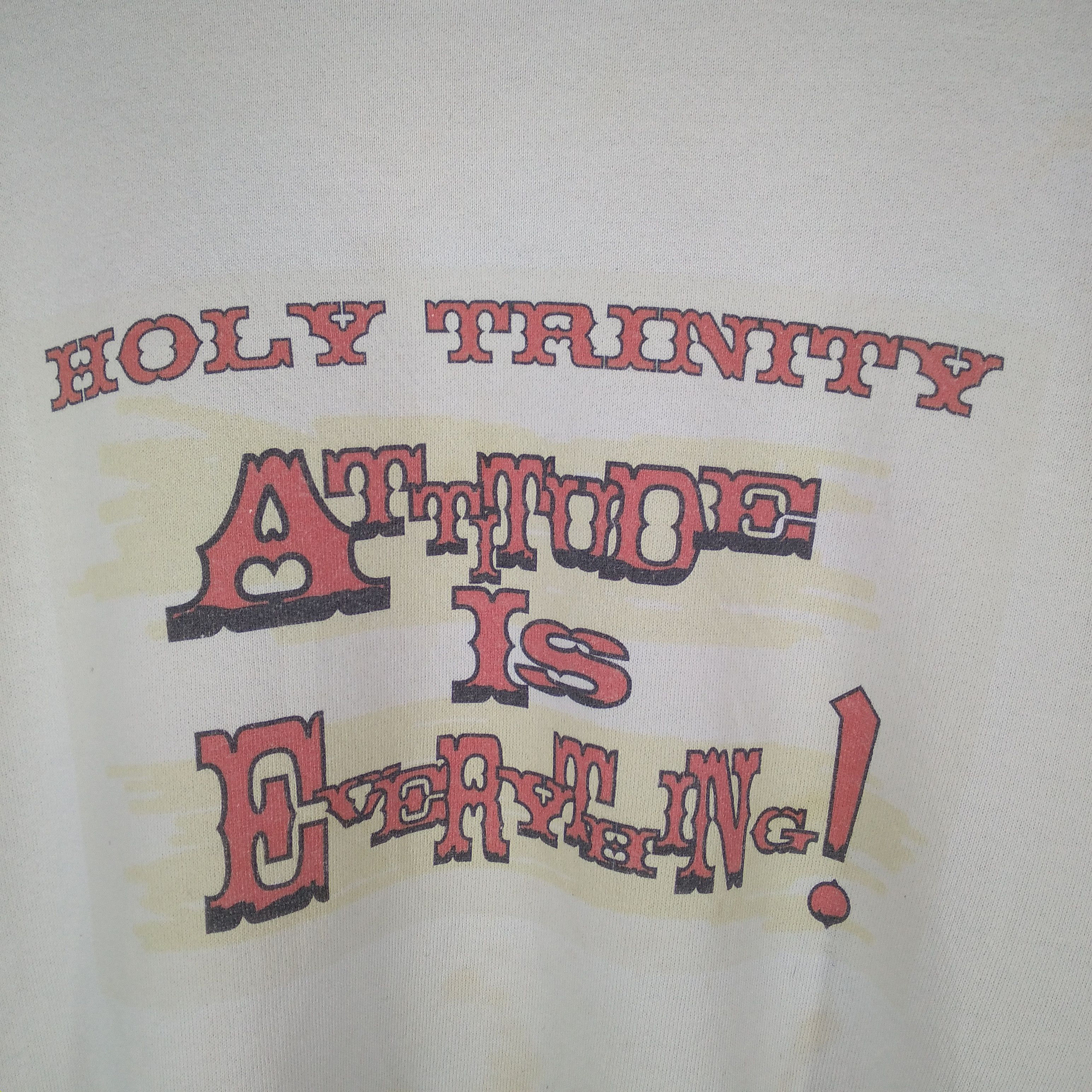 Jerzees × Vintage Vintage Holy Trinity Attitude Is Everything Sweatshirts Size US M / EU 48-50 / 2 - 2 Thumbnail