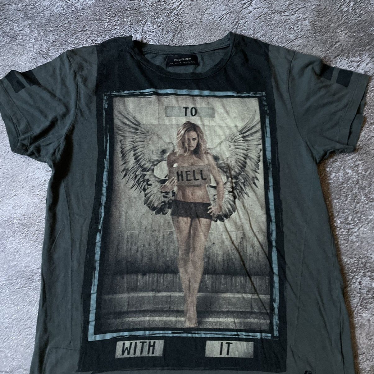 Vintage Vintage Y2K Graphic Tee Sun Faded Grunge Aesthetic Large Size US L / EU 52-54 / 3 - 5 Thumbnail