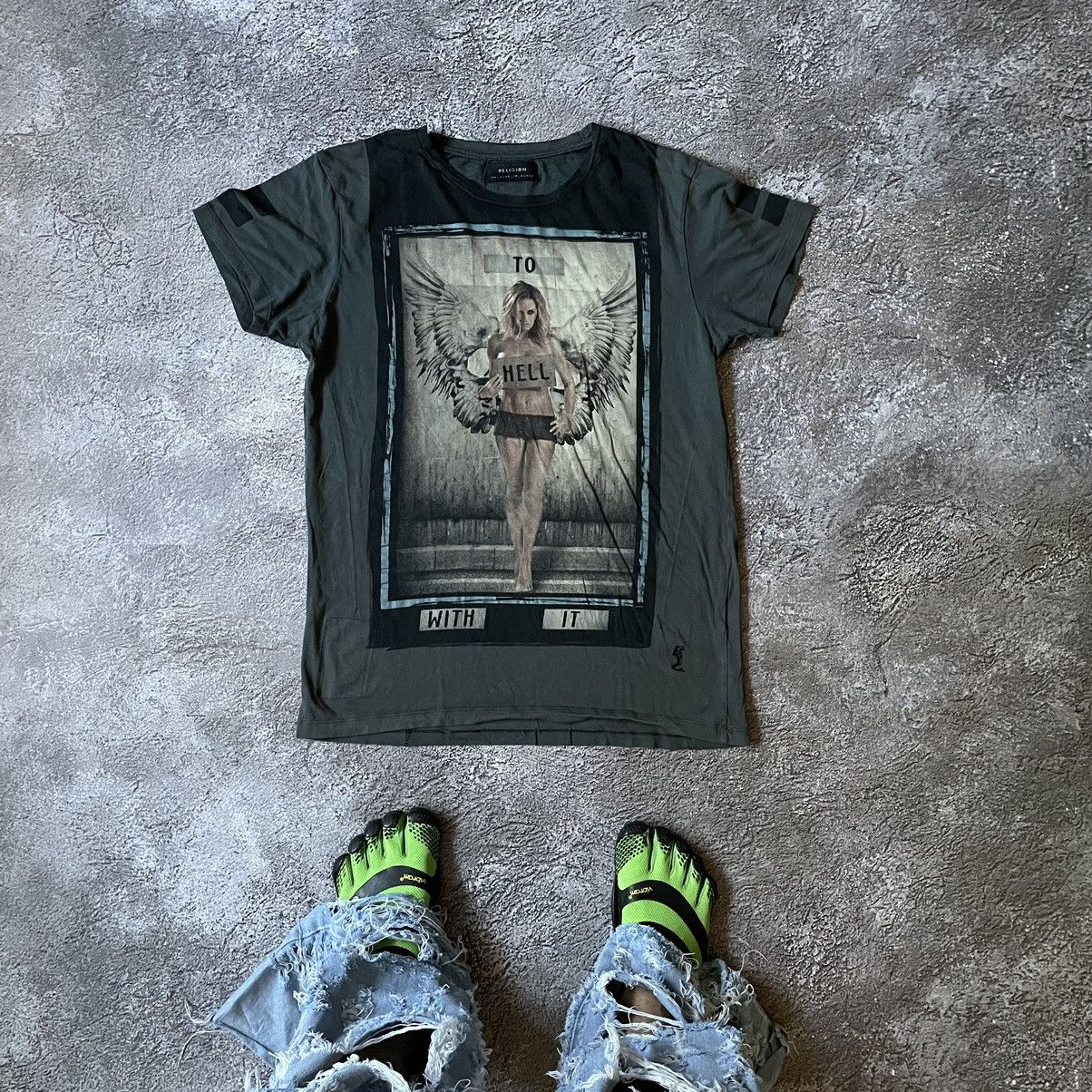 Vintage Vintage Y2K Graphic Tee Sun Faded Grunge Aesthetic Large Size US L / EU 52-54 / 3 - 1 Thumbnail