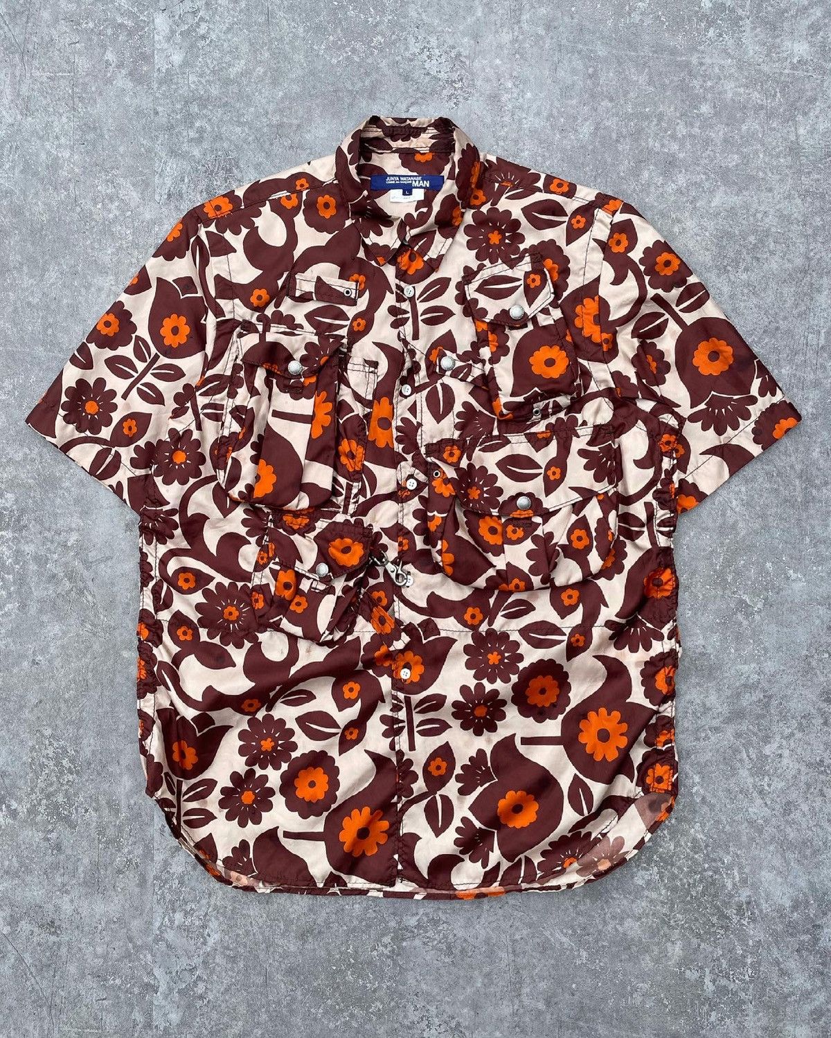 SS05 Floral Cargo Pocket Shirt
