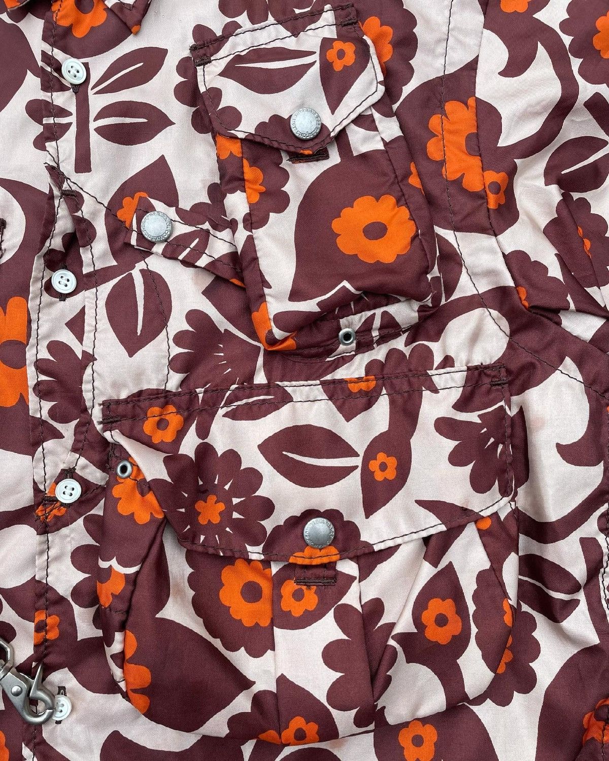 Junya Watanabe SS05 Floral Cargo Pocket Shirt Size US L / EU 52-54 / 3 - 4 Thumbnail