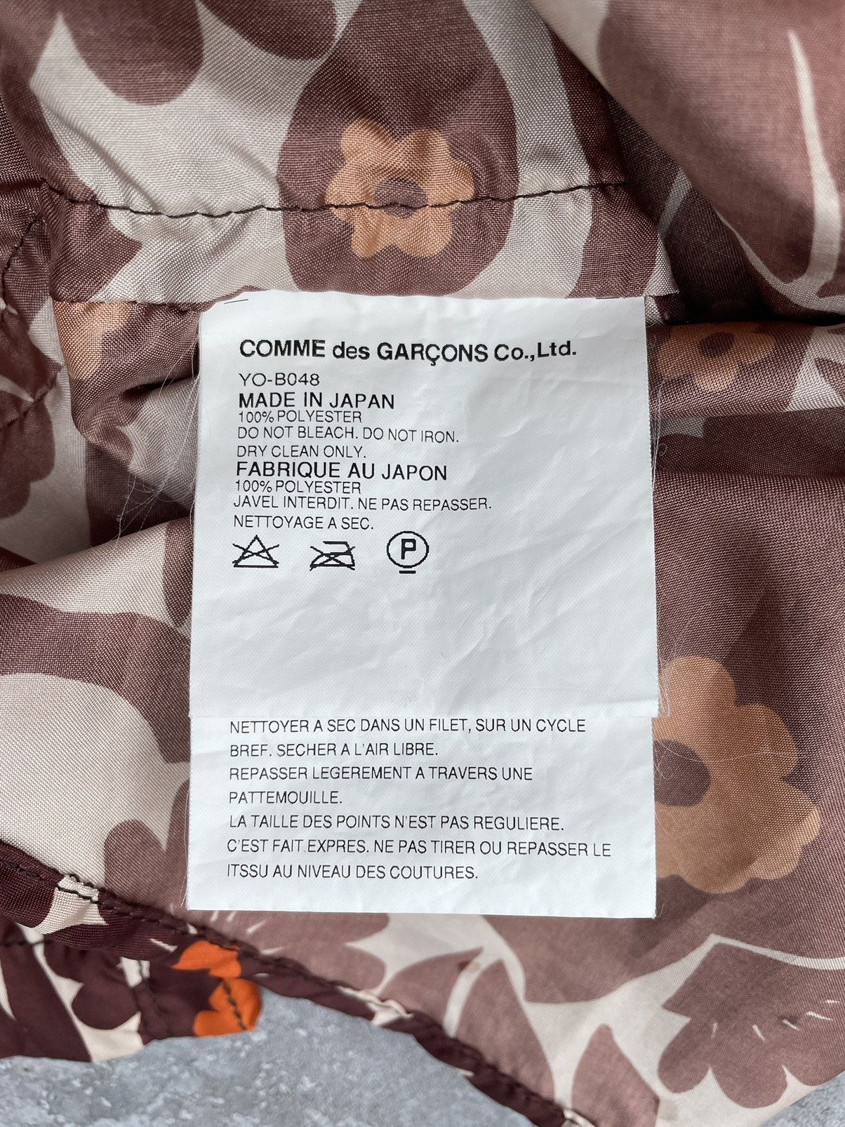 Junya Watanabe SS05 Floral Cargo Pocket Shirt Size US L / EU 52-54 / 3 - 6 Thumbnail
