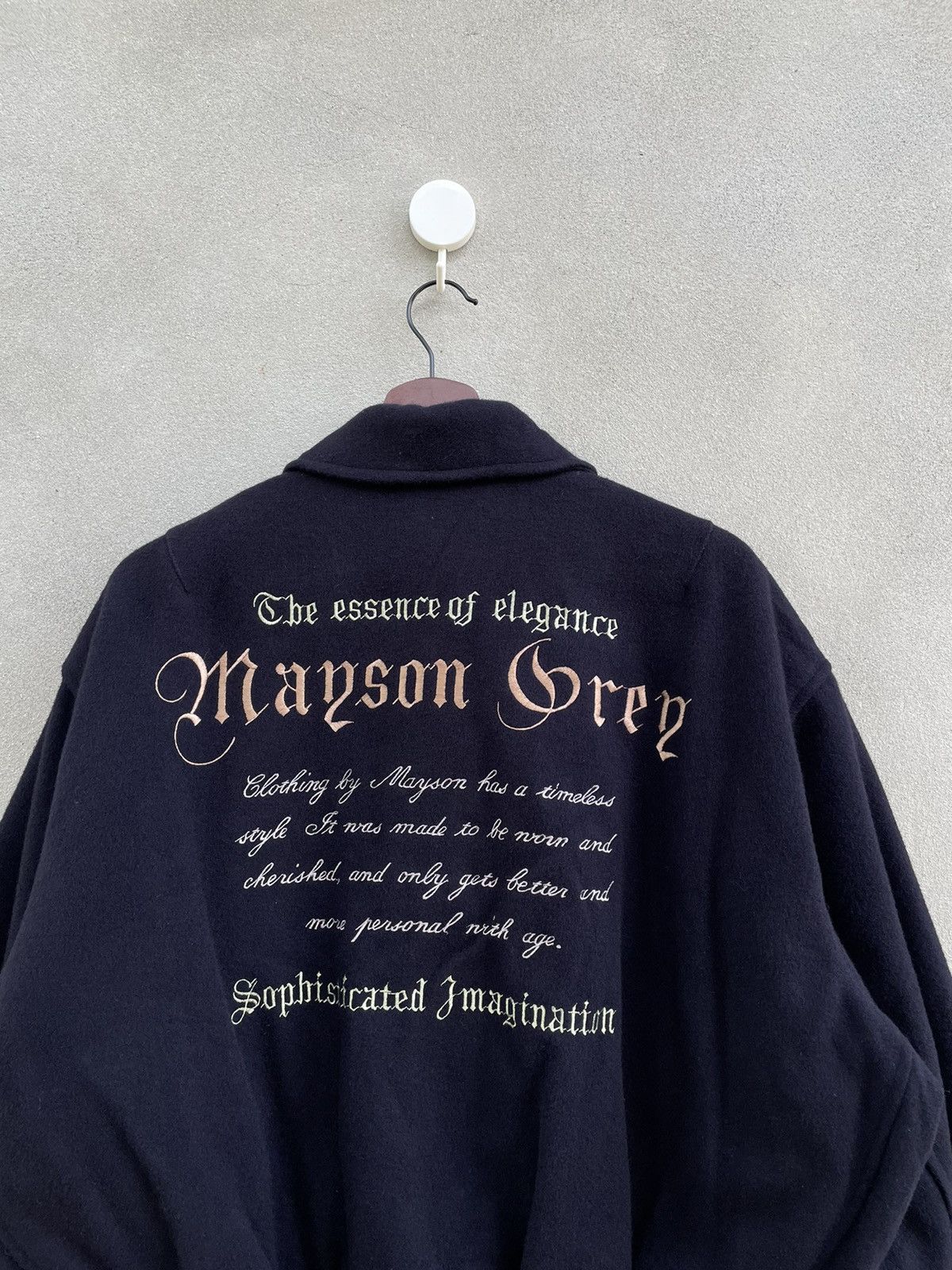 Japanese Brand × Vintage VINTAGE MAYSON GREY EMBROIDERED JACKET Size US L / EU 52-54 / 3 - 3 Thumbnail