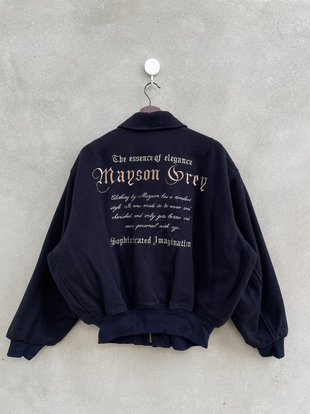 Japanese Brand × Vintage VINTAGE MAYSON GREY EMBROIDERED JACKET Size US L / EU 52-54 / 3 - 2 Thumbnail