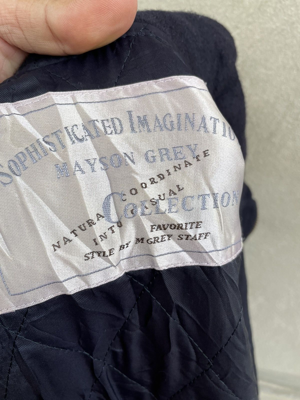 Japanese Brand × Vintage VINTAGE MAYSON GREY EMBROIDERED JACKET Size US L / EU 52-54 / 3 - 7 Thumbnail