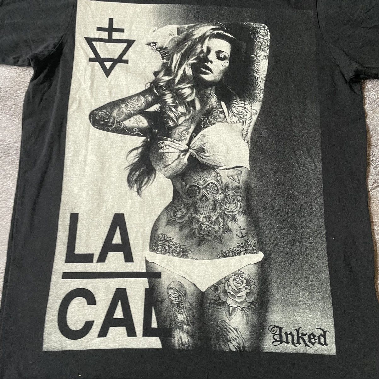 Vintage Vintage Y2K Graphic Tee Black Sun Faded Oversized Grail XL Size US XL / EU 56 / 4 - 5 Thumbnail