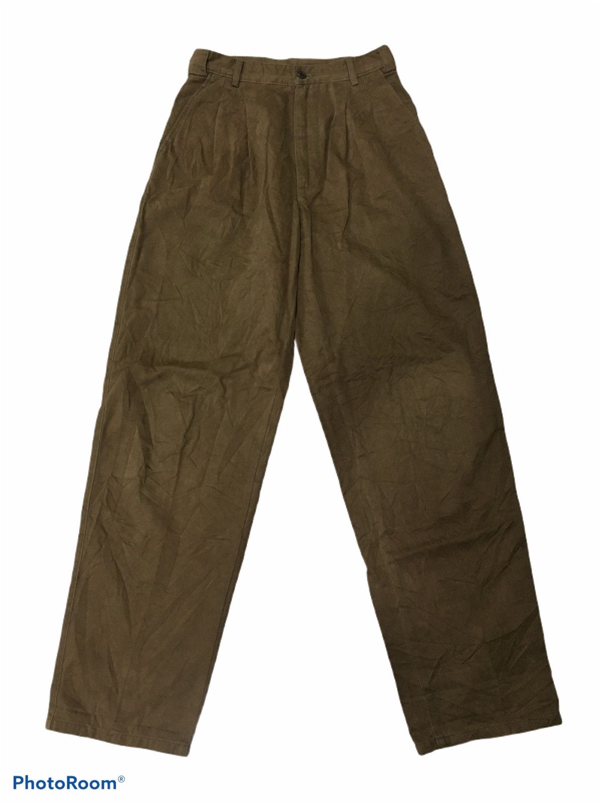 image of Nigel Cabourn x Vintage VTG Nigel Carbourn Ballons Cutting Trousers in Brown, Men's (Size 27)