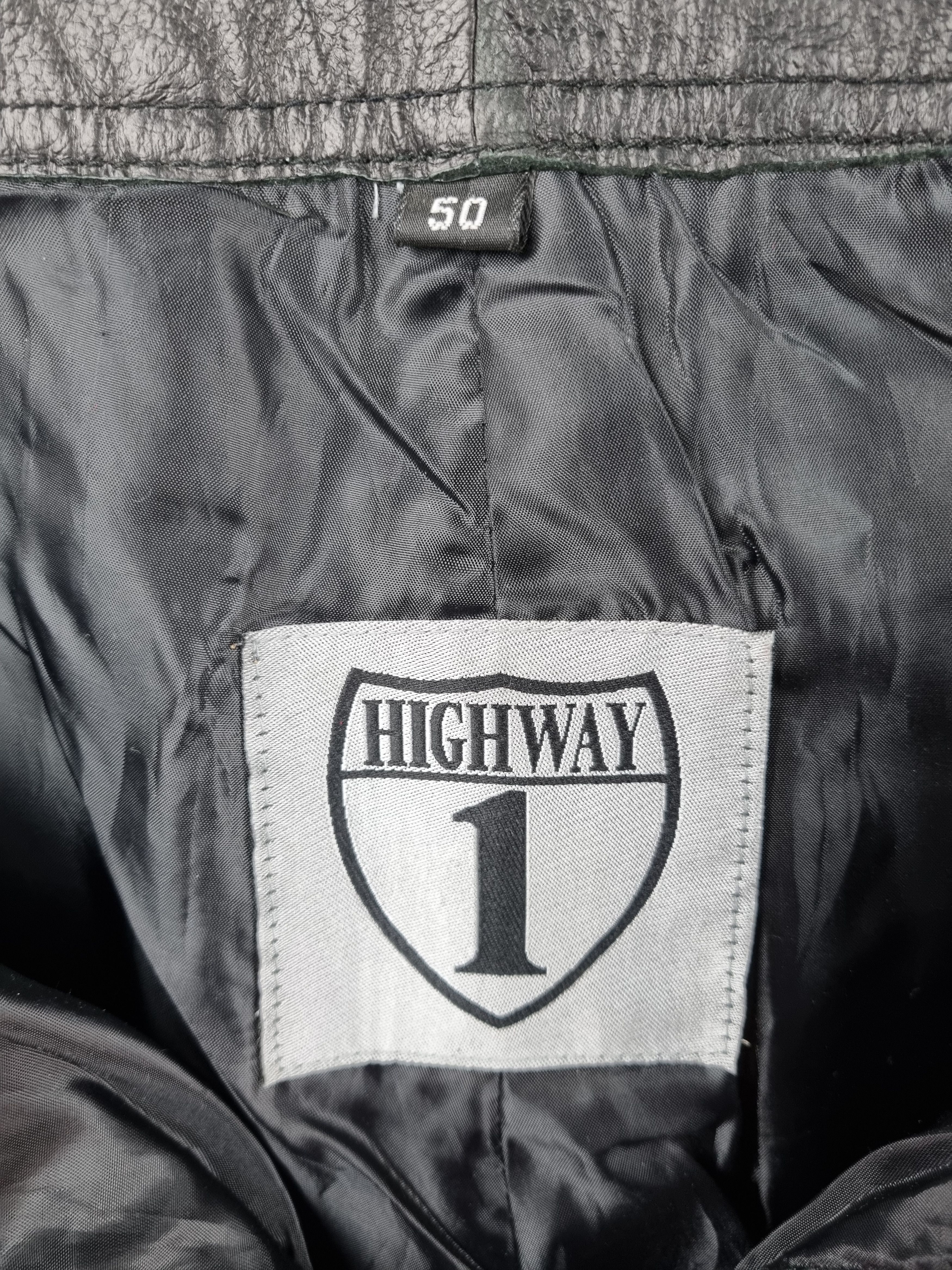 Genuine Leather × Leather 90s Vintage Leather Biker Pants side straps Travis Scott Size US 32 / EU 48 - 15 Thumbnail