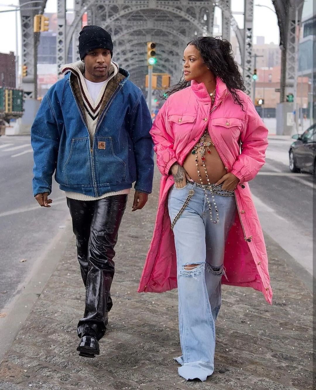 Genuine Leather × Leather 90s Vintage Leather Biker Pants side straps Travis Scott Size US 32 / EU 48 - 22 Thumbnail
