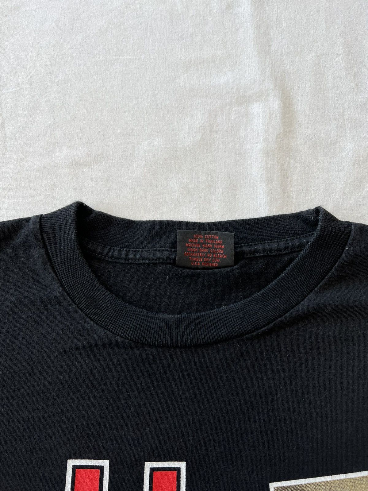 Band Tees Vintage 90s U2 Rattle and Hum Black Tee (Pink Floyd) Size US L / EU 52-54 / 3 - 9 Thumbnail
