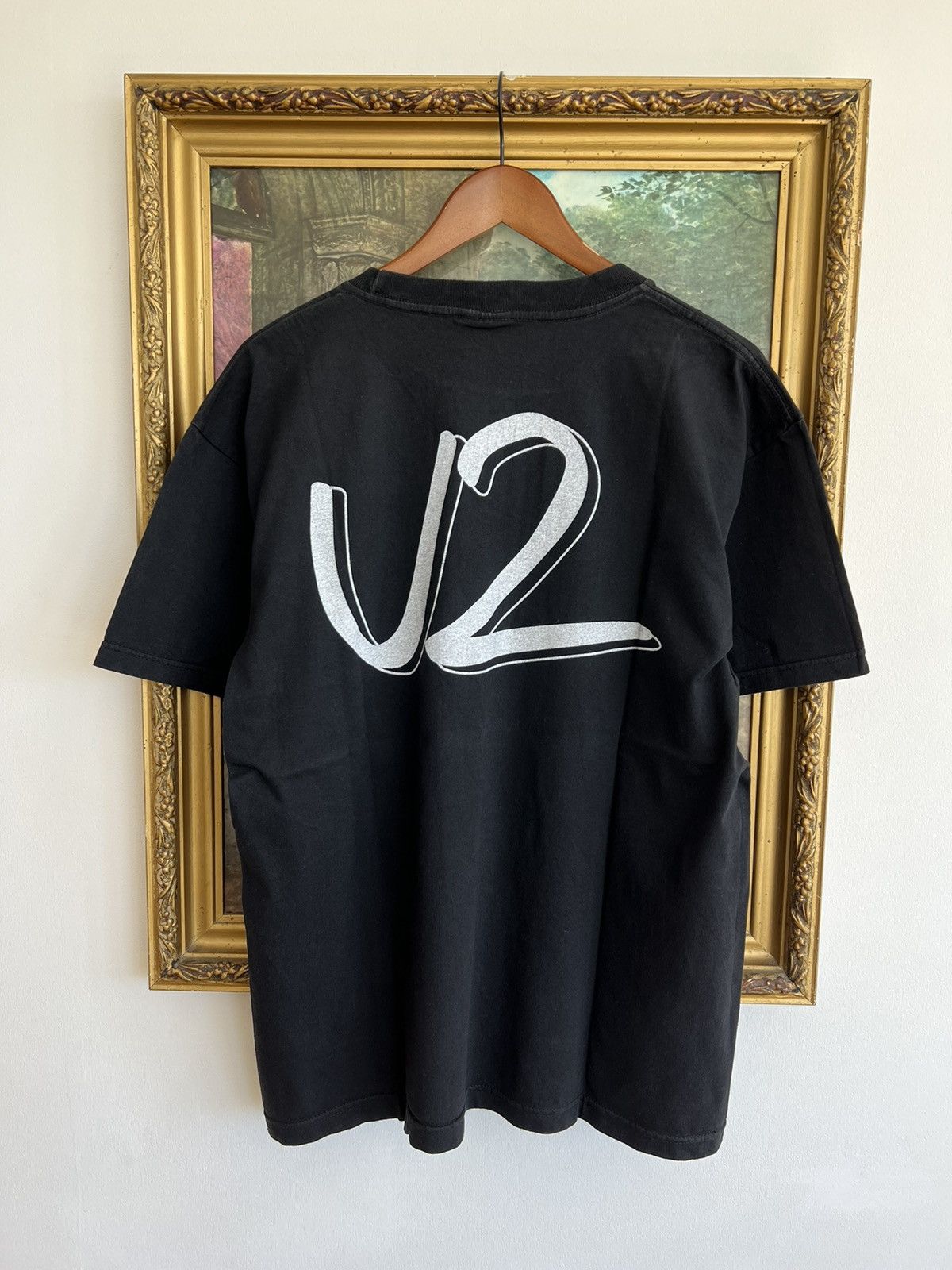 Band Tees Vintage 90s U2 Rattle and Hum Black Tee (Pink Floyd) Size US L / EU 52-54 / 3 - 2 Thumbnail