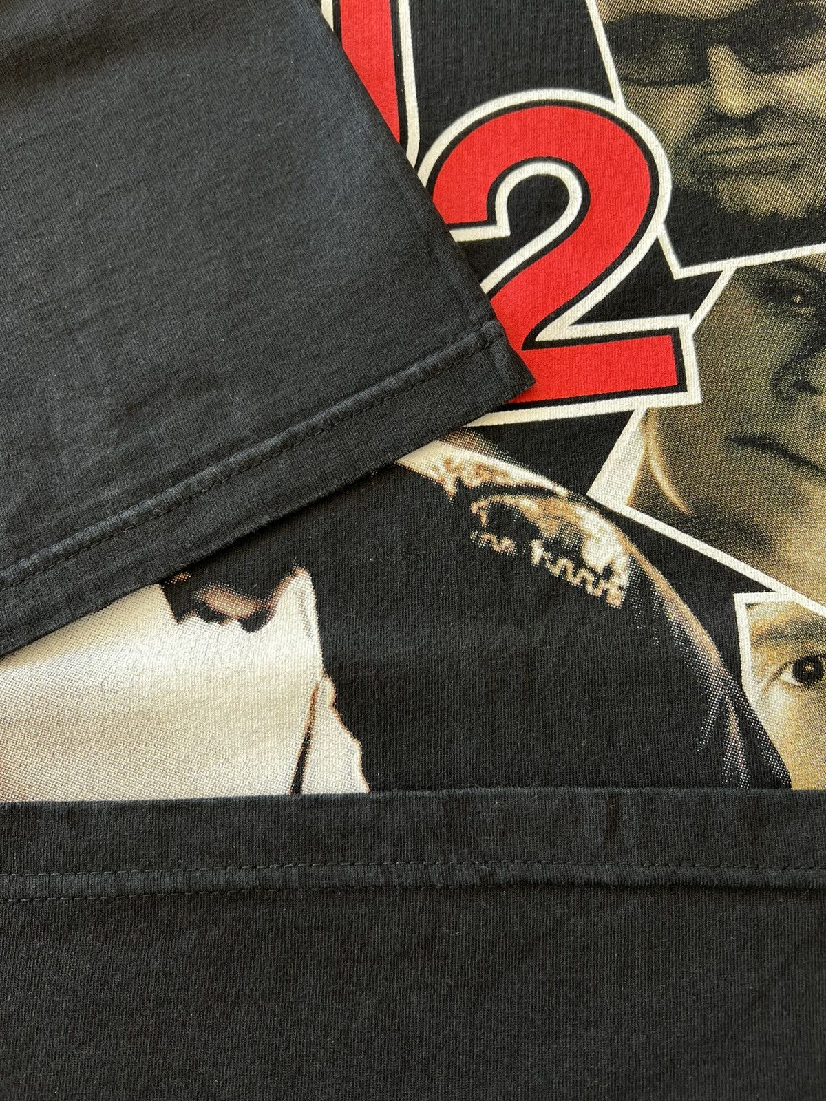 Band Tees Vintage 90s U2 Rattle and Hum Black Tee (Pink Floyd) Size US L / EU 52-54 / 3 - 6 Thumbnail