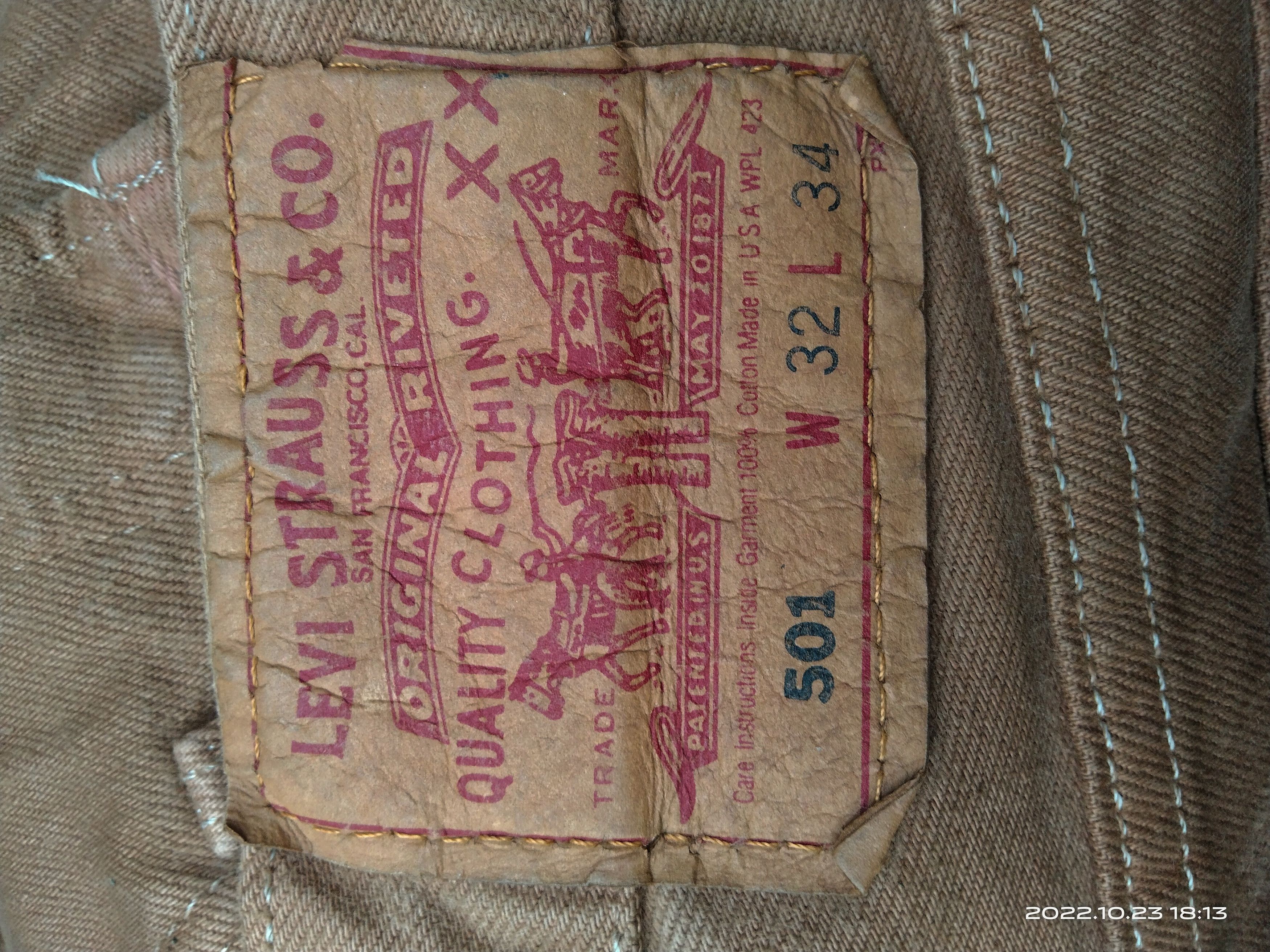 Levi's Vintage Clothing × Vintage LEVIS VINTAGE 90s 501 DENIM PANTS Size US 30 / EU 46 - 8 Thumbnail