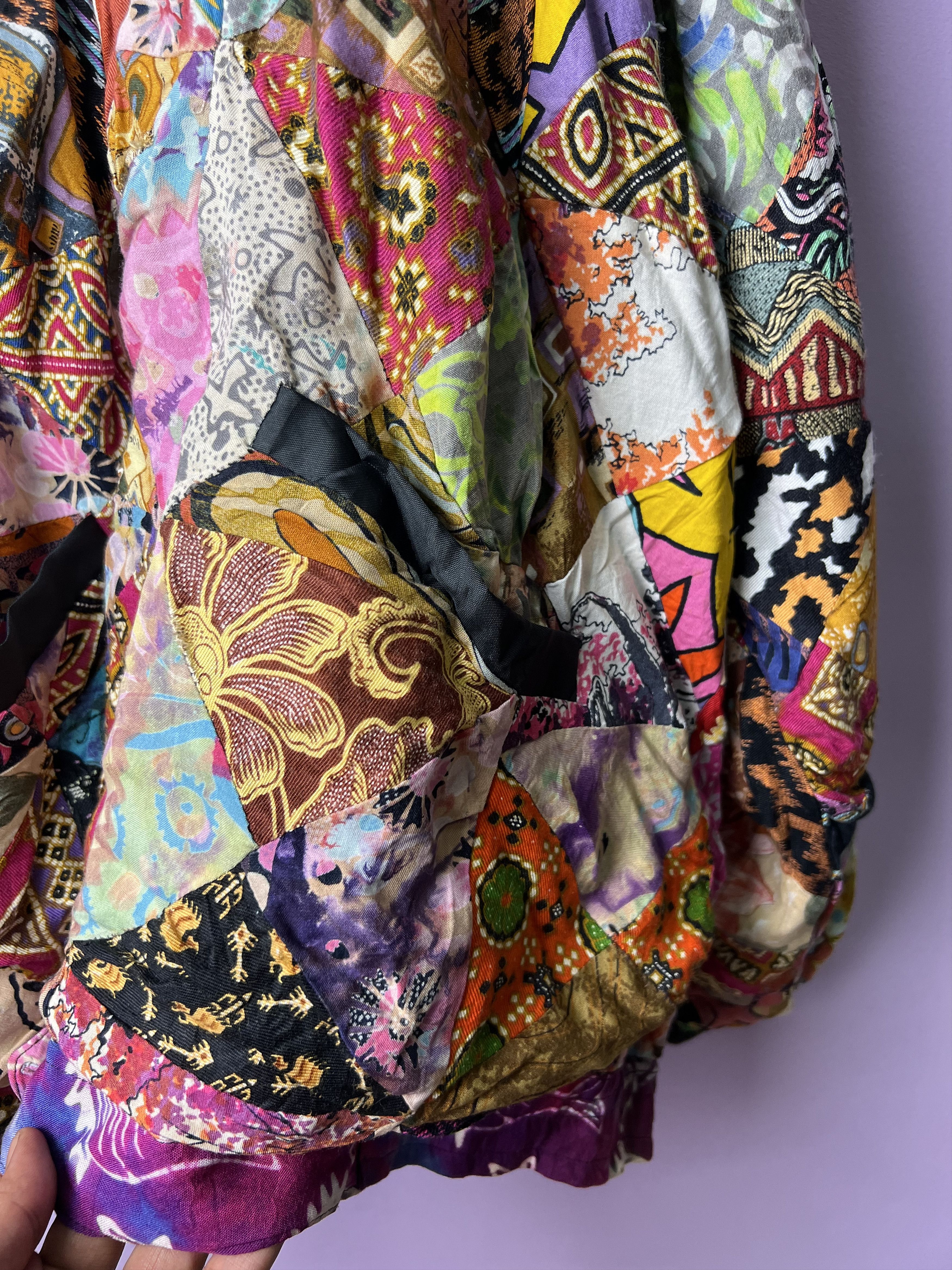 Other 🔥Unbrand Uglies Art Patchwork Zipper Jackets Size US XL / EU 56 / 4 - 10 Thumbnail