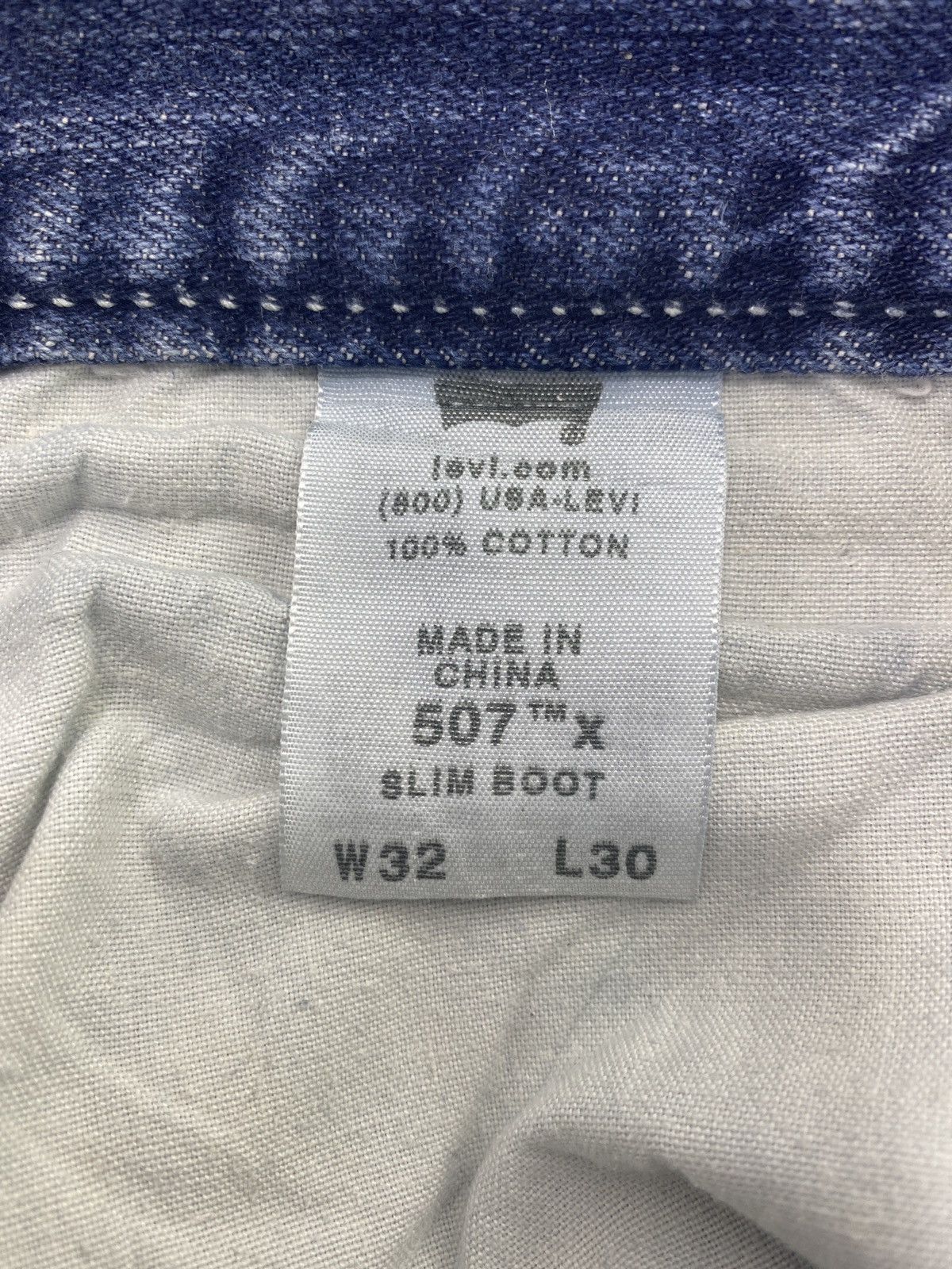 Levi's Vintage Levi's 507 Jeans Blue Wash- J708 Size US 34 / EU 50 - 5 Thumbnail
