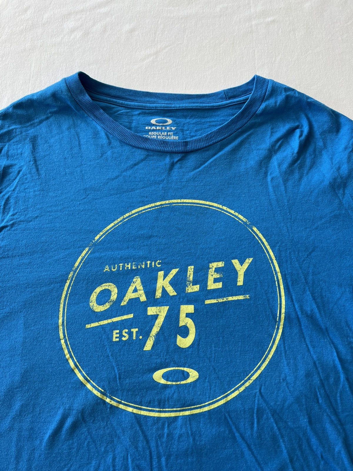 Oakley Oakley Blue Long Sleeve Tee (Surf Style Surfing Skateboards Size US S / EU 44-46 / 1 - 3 Thumbnail