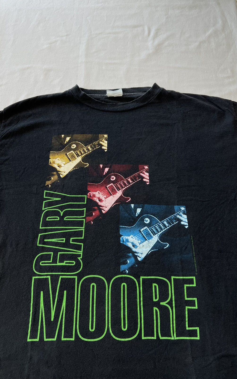 Band Tees Vintage 1992 Gary Moore and The Midnight Blues Band Tee Size US L / EU 52-54 / 3 - 3 Thumbnail