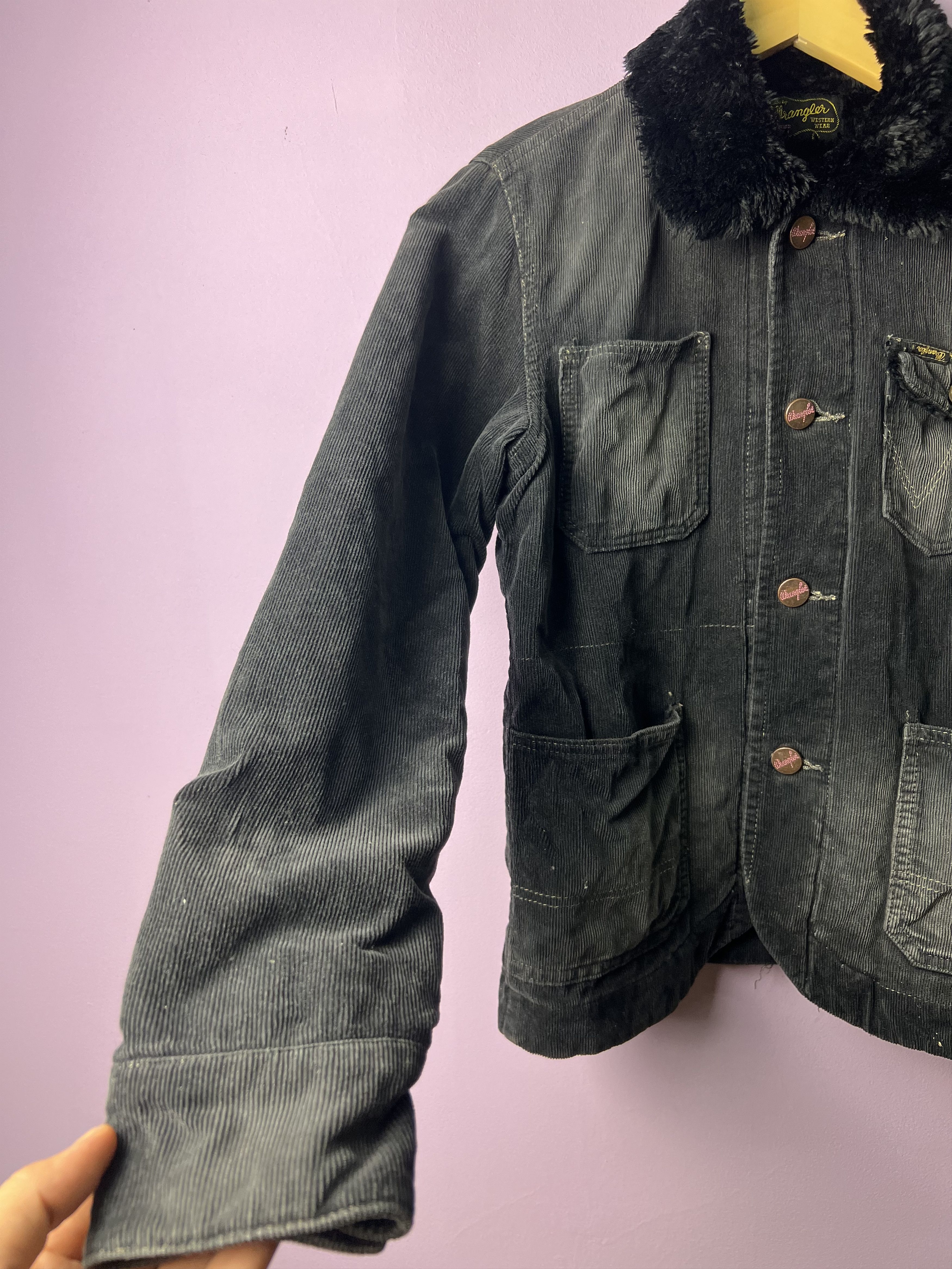 Wrangler 🔥Vintage Wrangler Corduroy Sherpa Jackets Size S / US 4 / IT 40 - 11 Thumbnail
