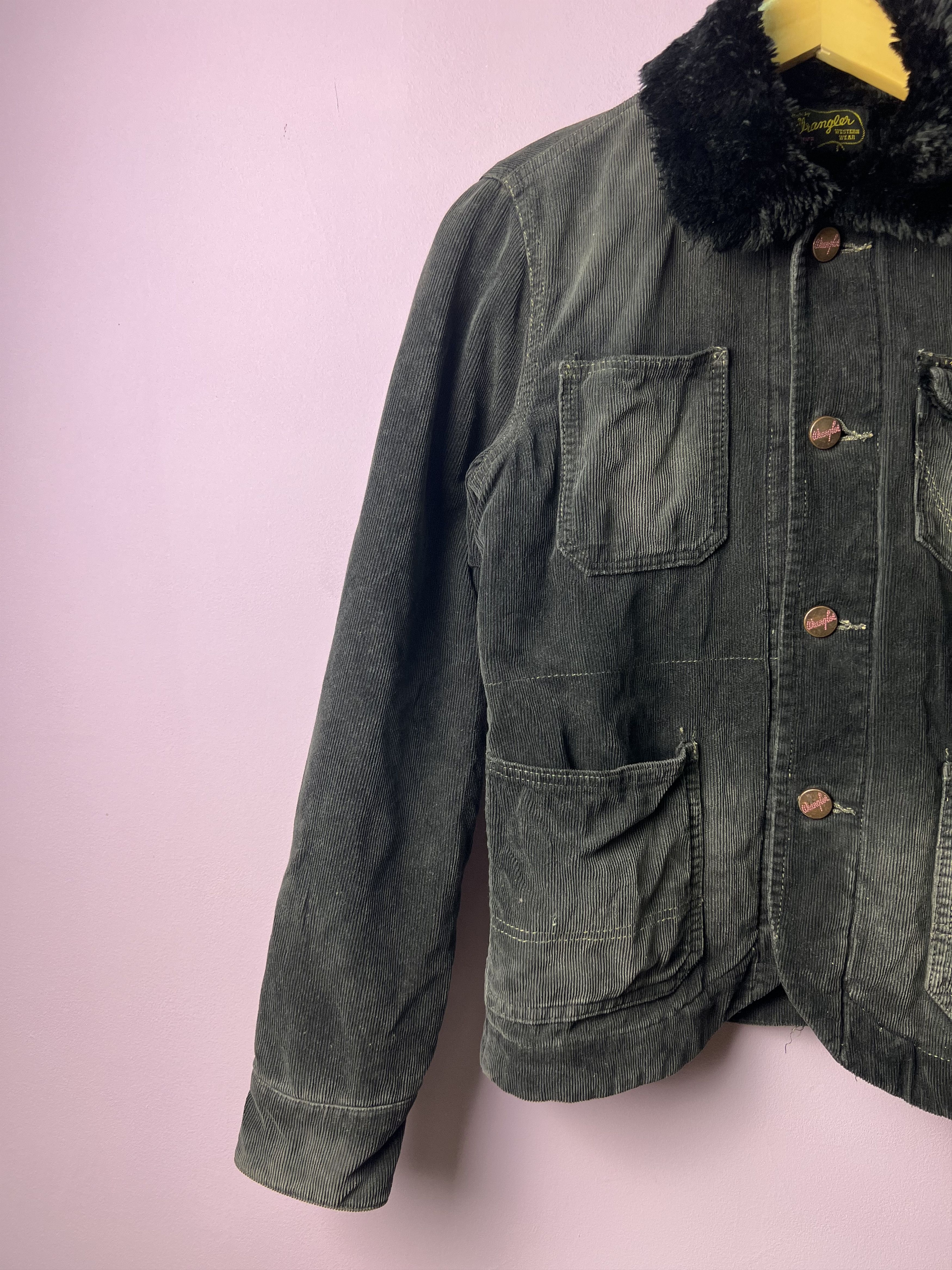 Wrangler 🔥Vintage Wrangler Corduroy Sherpa Jackets Size S / US 4 / IT 40 - 5 Thumbnail
