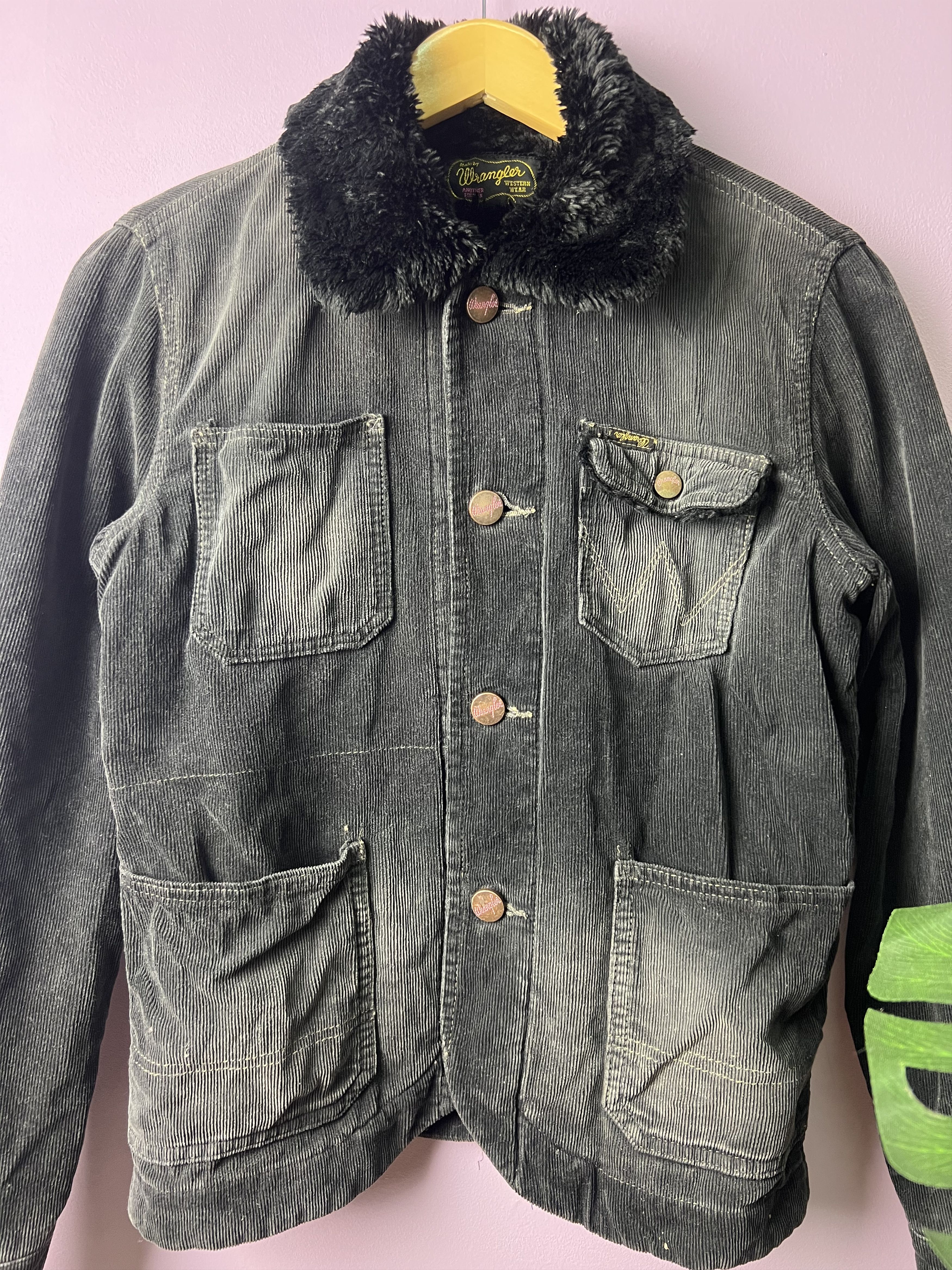 Wrangler 🔥Vintage Wrangler Corduroy Sherpa Jackets Size S / US 4 / IT 40 - 7 Thumbnail