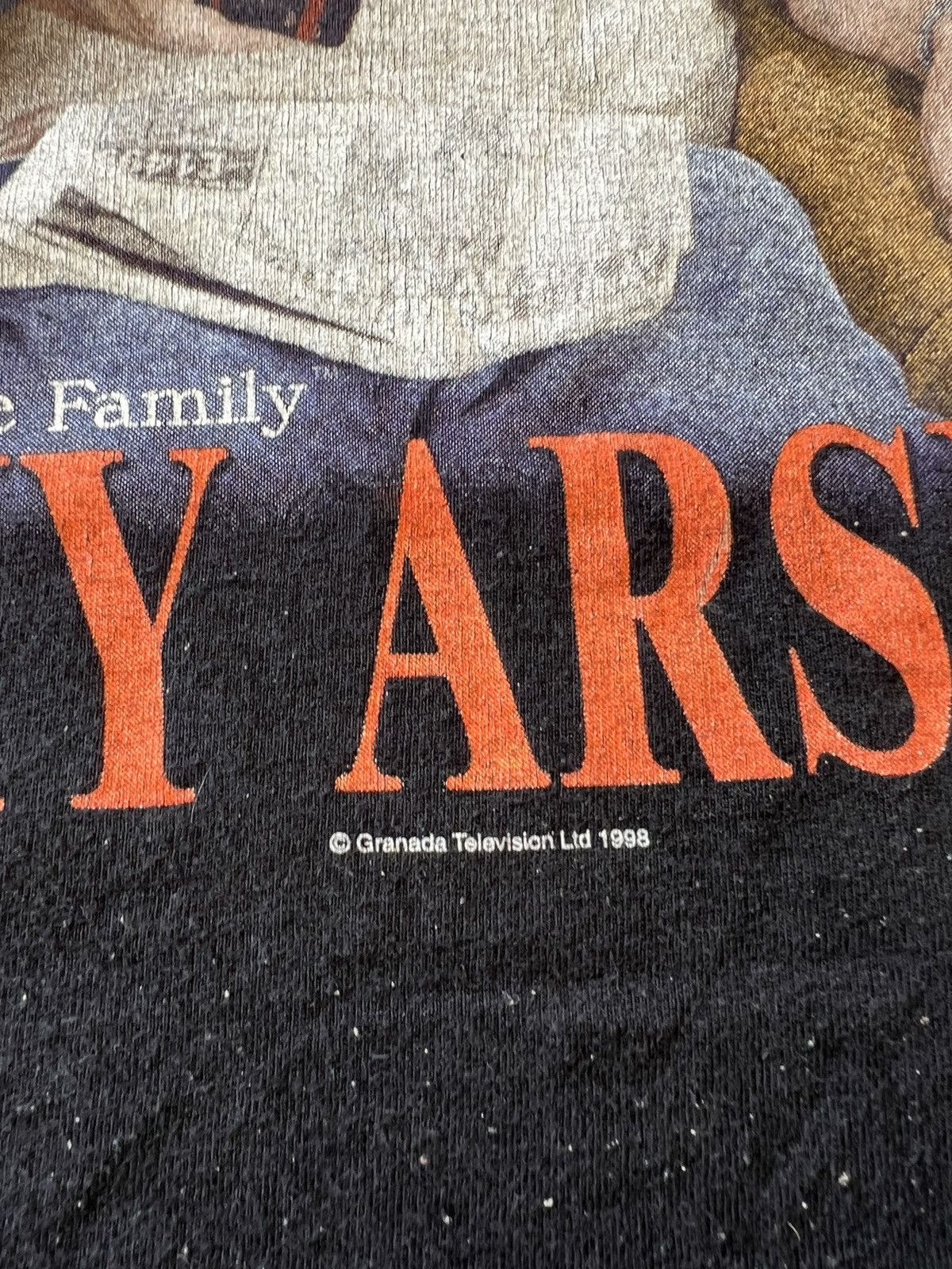 Band Tees Vintage 1998 The Royle Family My Arse Movie Promo Black Tee Size US L / EU 52-54 / 3 - 6 Thumbnail