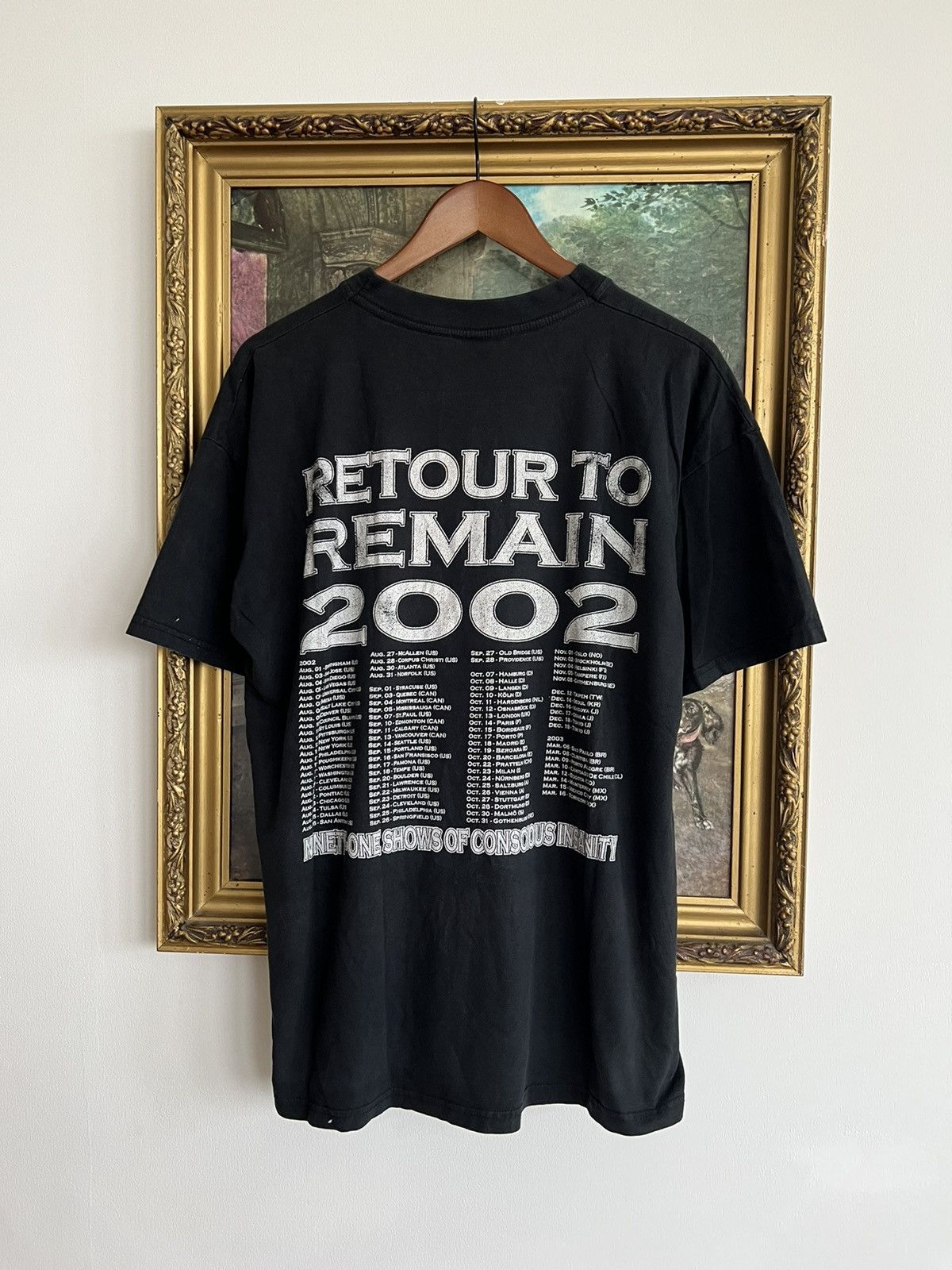 Band Tees Vintage 2002 In Flames Retour to Remain Black Tee Size US XL / EU 56 / 4 - 2 Thumbnail