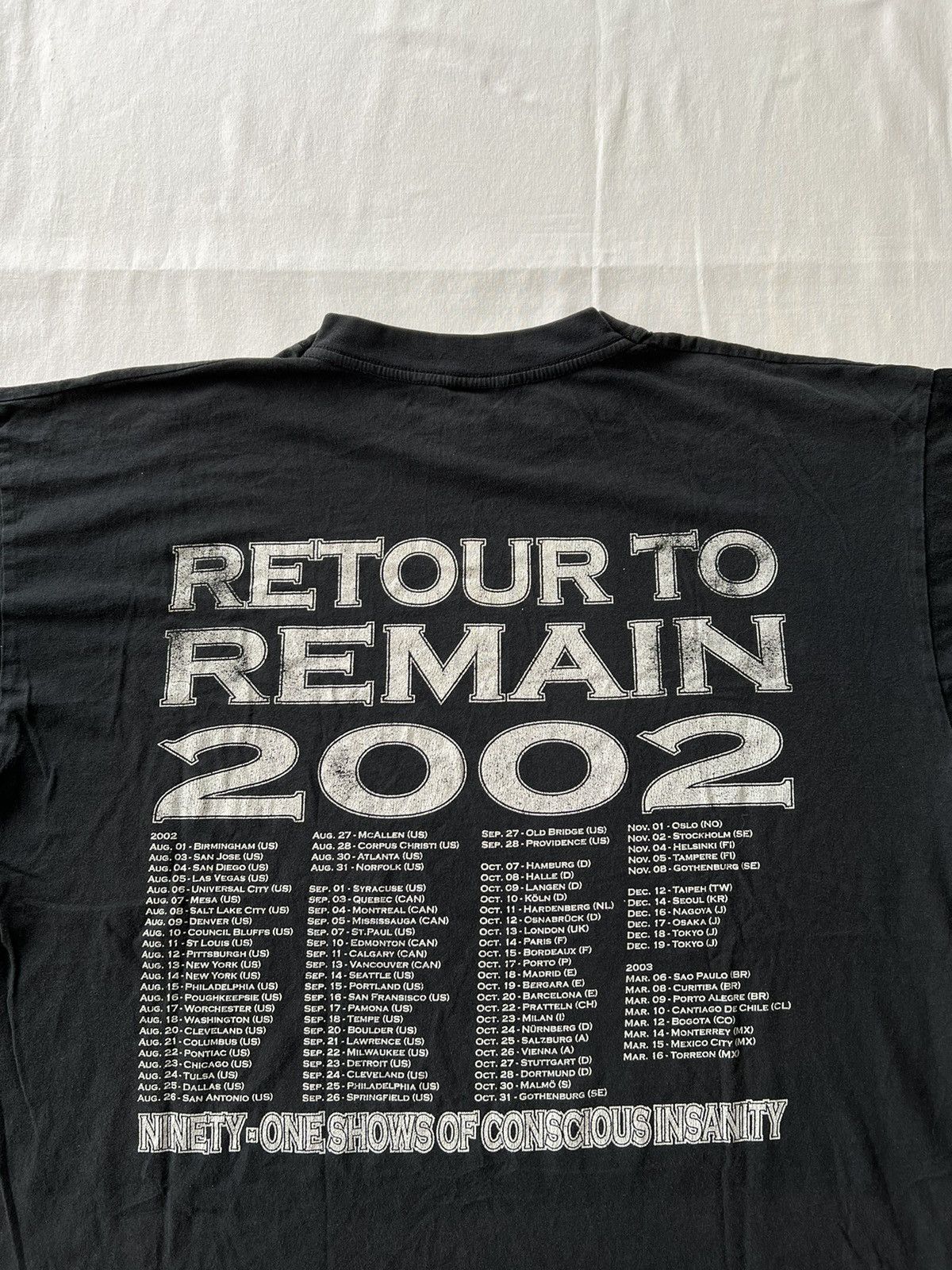 Band Tees Vintage 2002 In Flames Retour to Remain Black Tee Size US XL / EU 56 / 4 - 13 Thumbnail