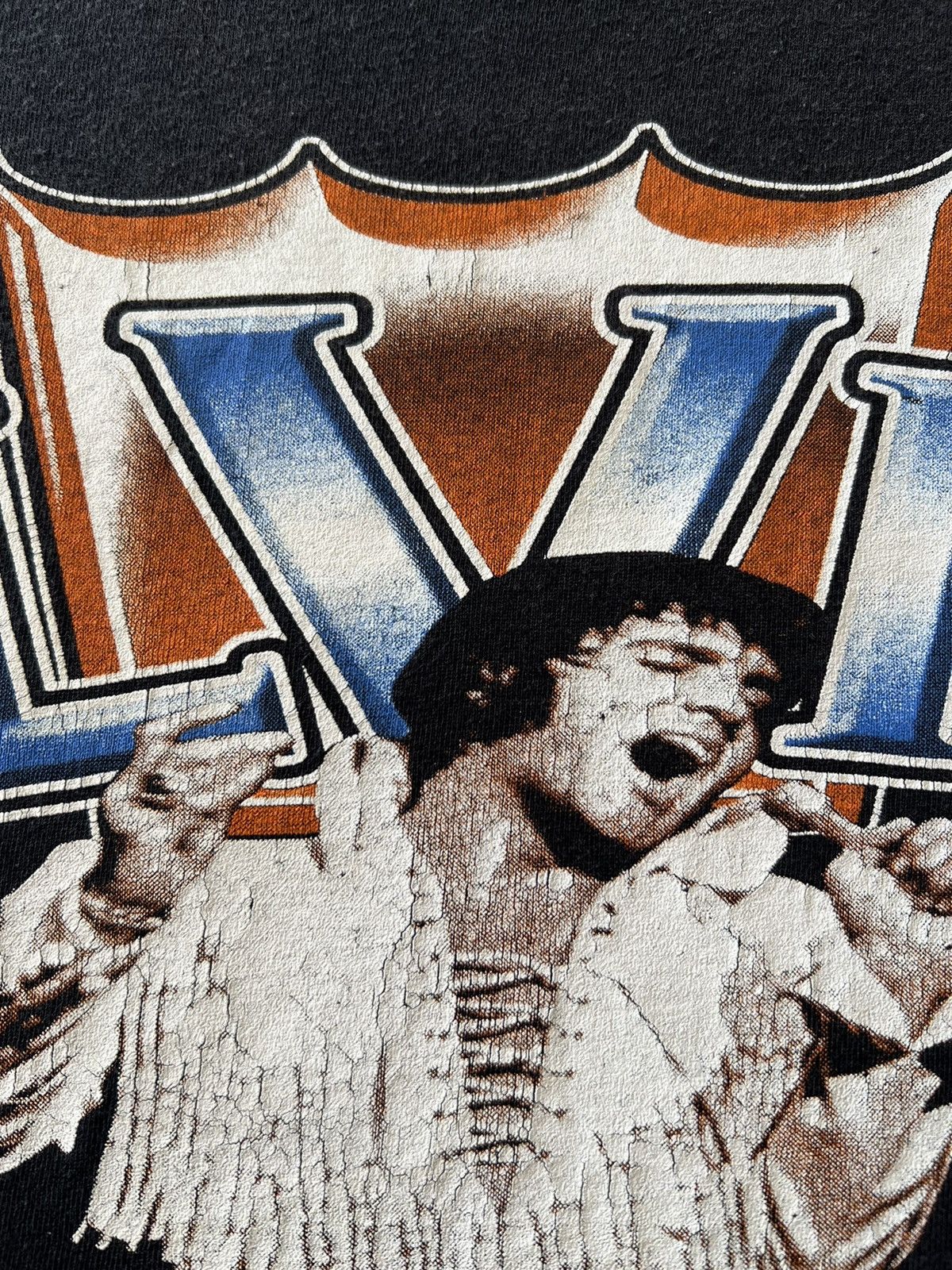 Band Tees Vintage 2001 Elvis Presley Live! On Screen Tour Black Tee Size US XL / EU 56 / 4 - 4 Thumbnail