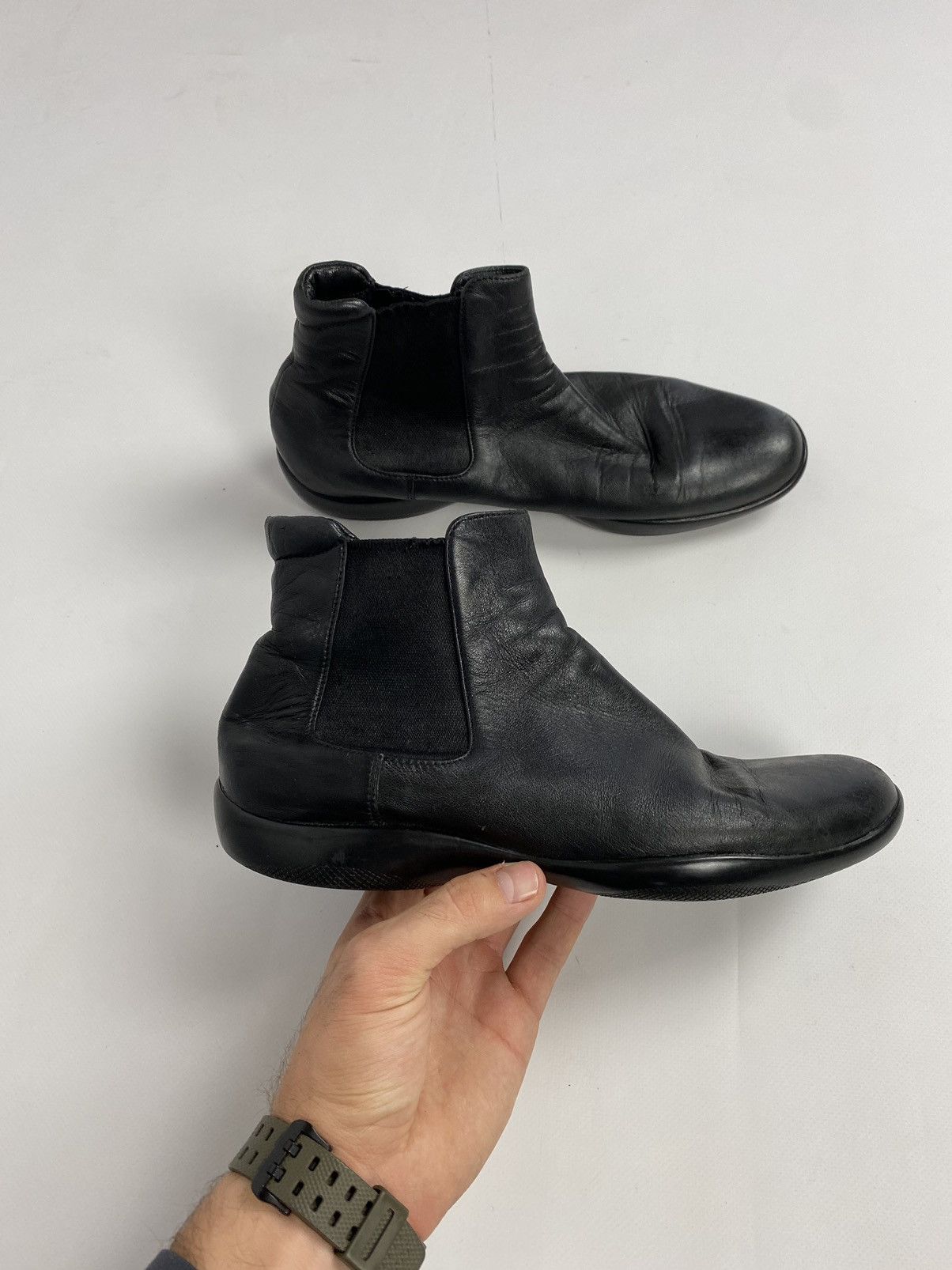 Vintage Prada High leather Boots Archive shoes