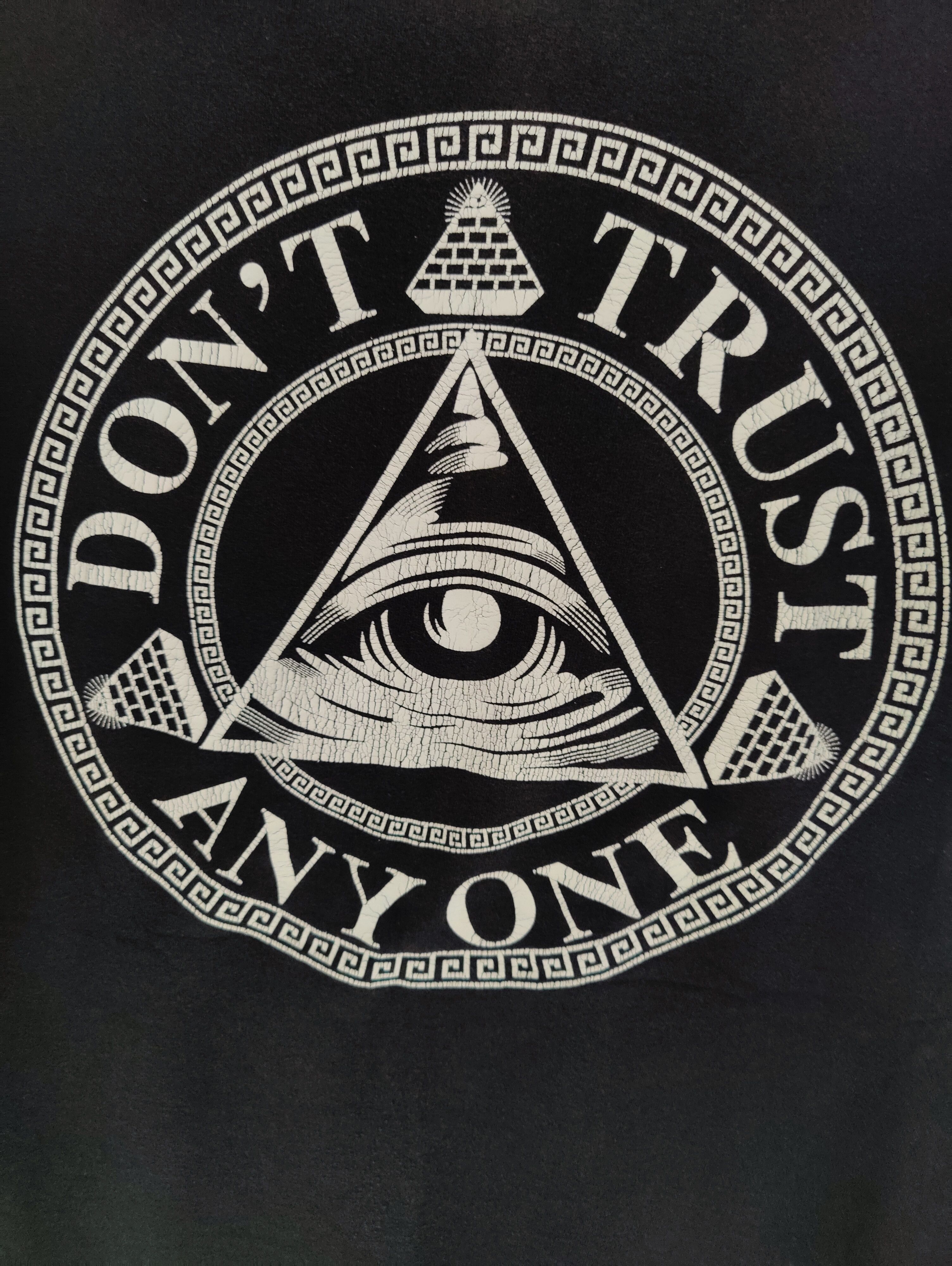 Vintage Don't Trust Anyone ⚠️ Size US XL / EU 56 / 4 - 2 Thumbnail
