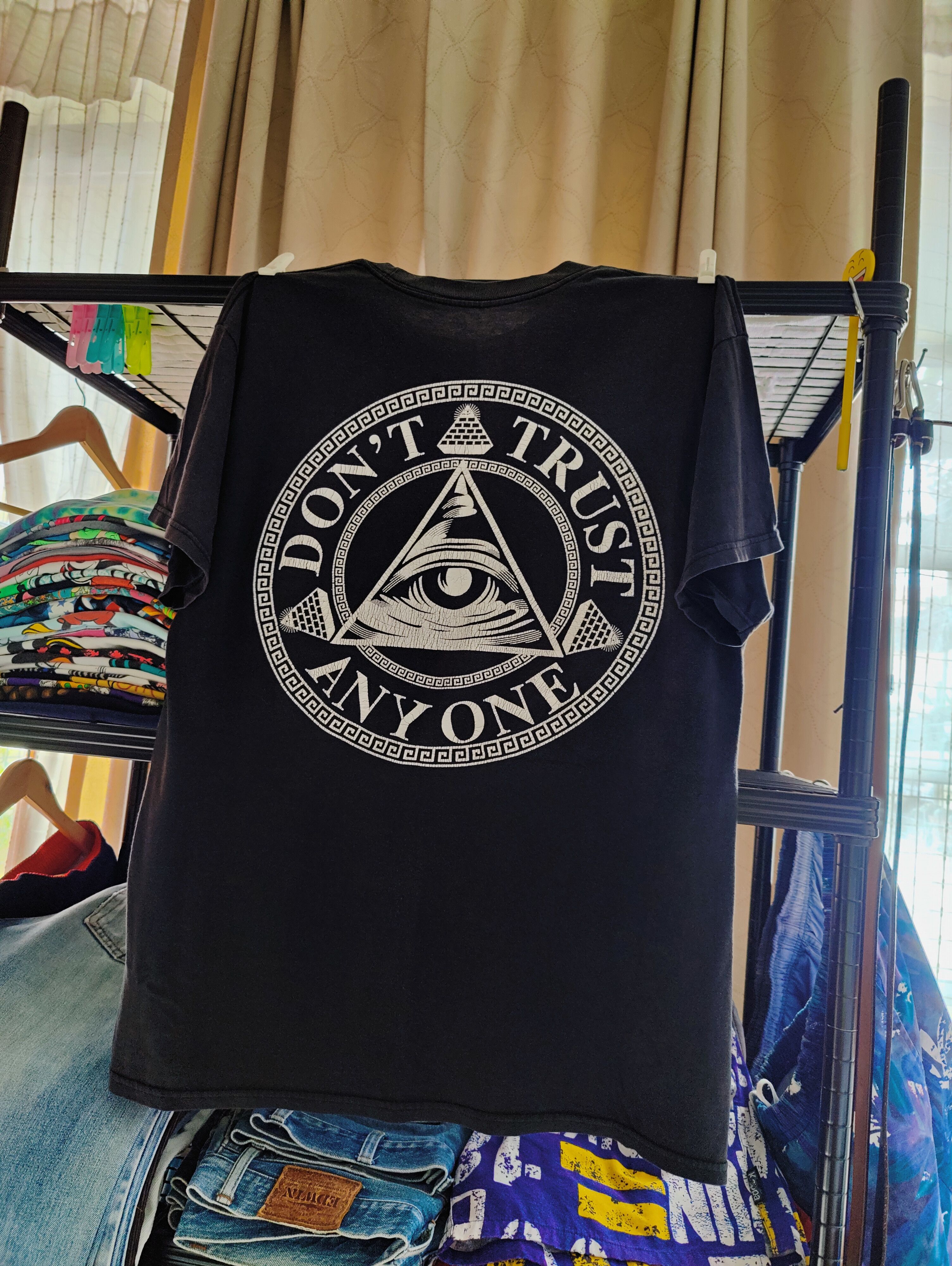 Vintage Don't Trust Anyone ⚠️ Size US XL / EU 56 / 4 - 1 Thumbnail