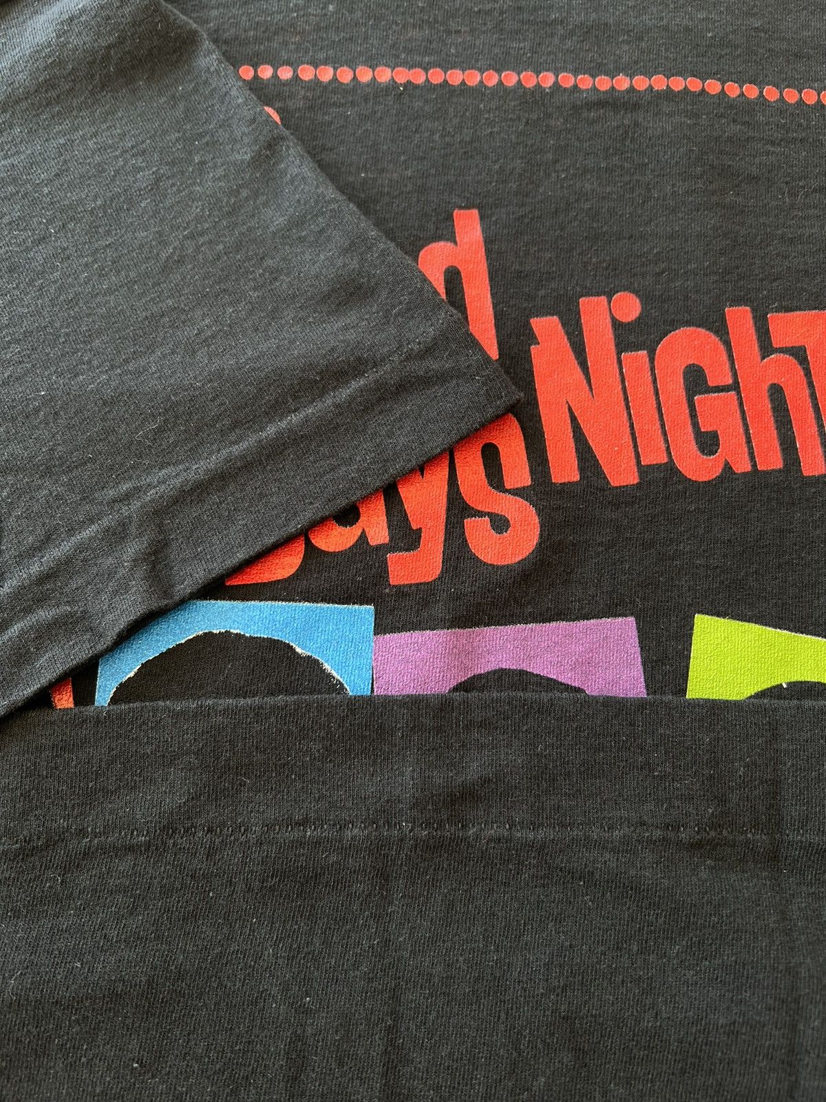 Band Tees Vintage 1993 The Beatles A Hard Days Night Black Tee Size US XL / EU 56 / 4 - 6 Thumbnail