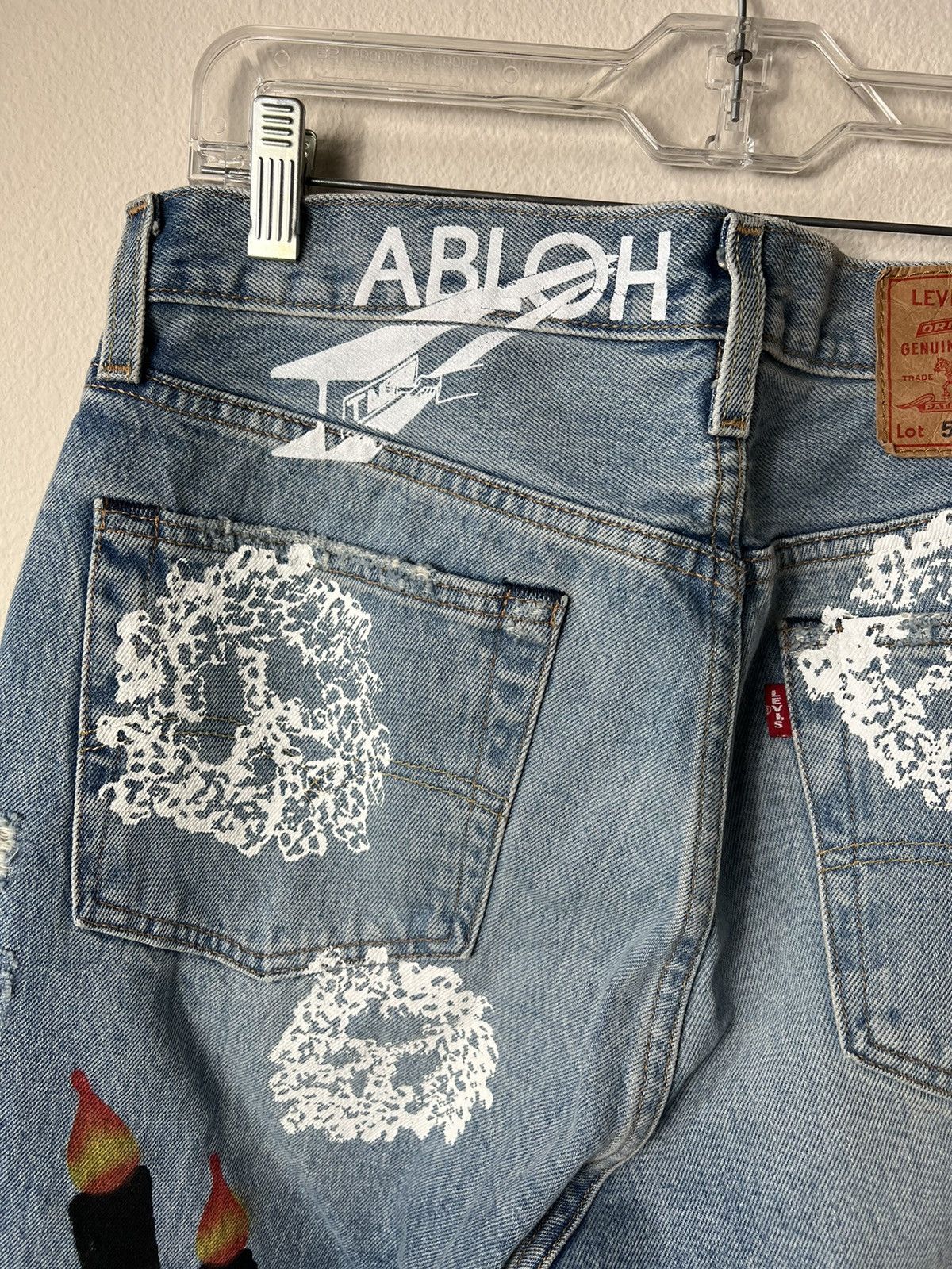 DENIM TEARS × Virgil Abloh Denim Tears x Virgil Abloh “Message in a Tear” Jeans Size US 32 / EU 48 - 11 Thumbnail