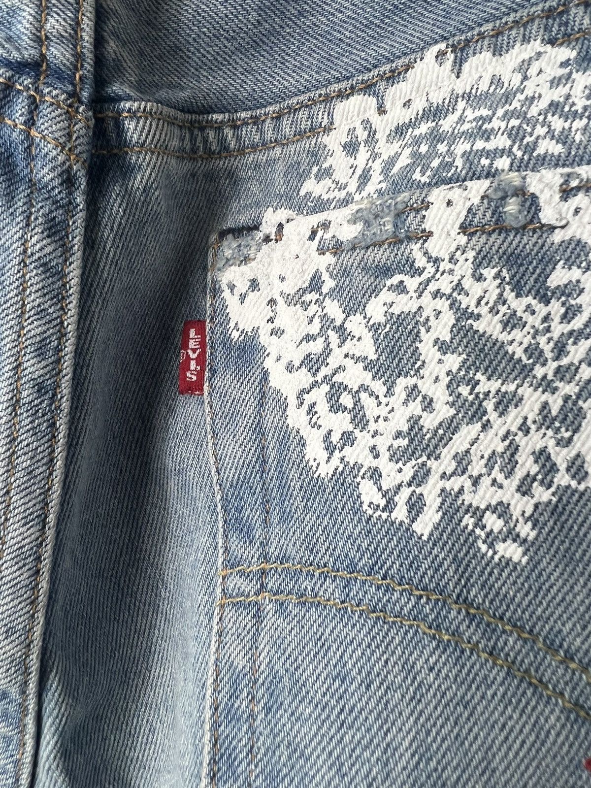 DENIM TEARS × Virgil Abloh Denim Tears x Virgil Abloh “Message in a Tear” Jeans Size US 32 / EU 48 - 12 Thumbnail