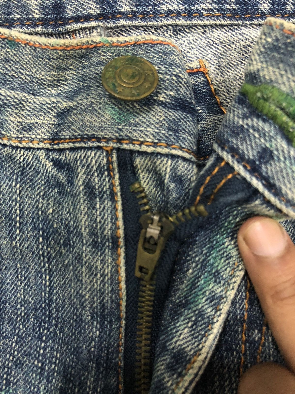 Japanese Brand VINTAGE JAPANESE TRADITIONAL JEANS X TIGER DRAGON EMBROIDED Size US 38 / EU 54 - 10 Thumbnail